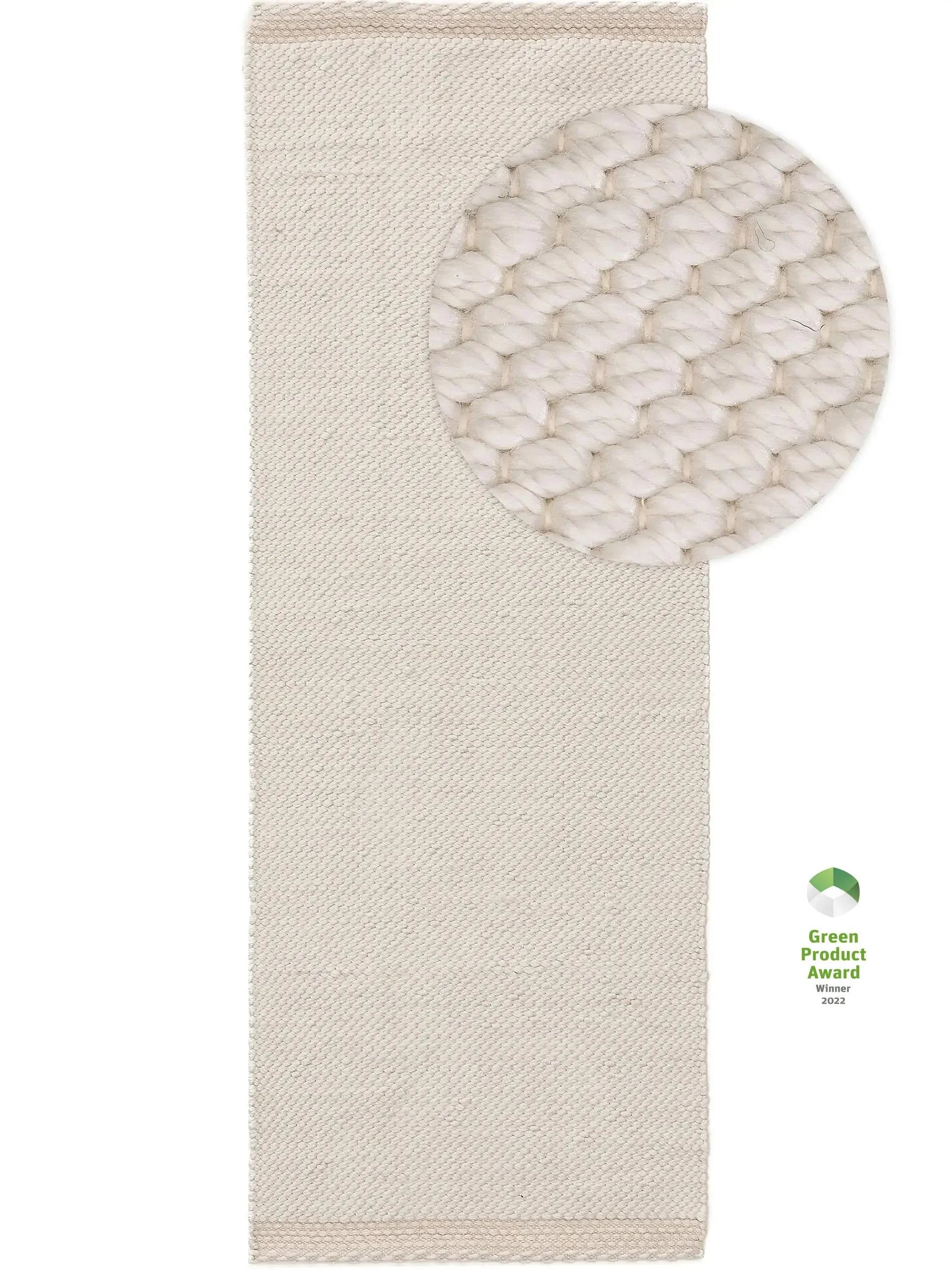 Covor Made From Recycled Material Kiah Cream
