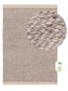 Covor Made From Recycled Material Kiah Cream/Taupe