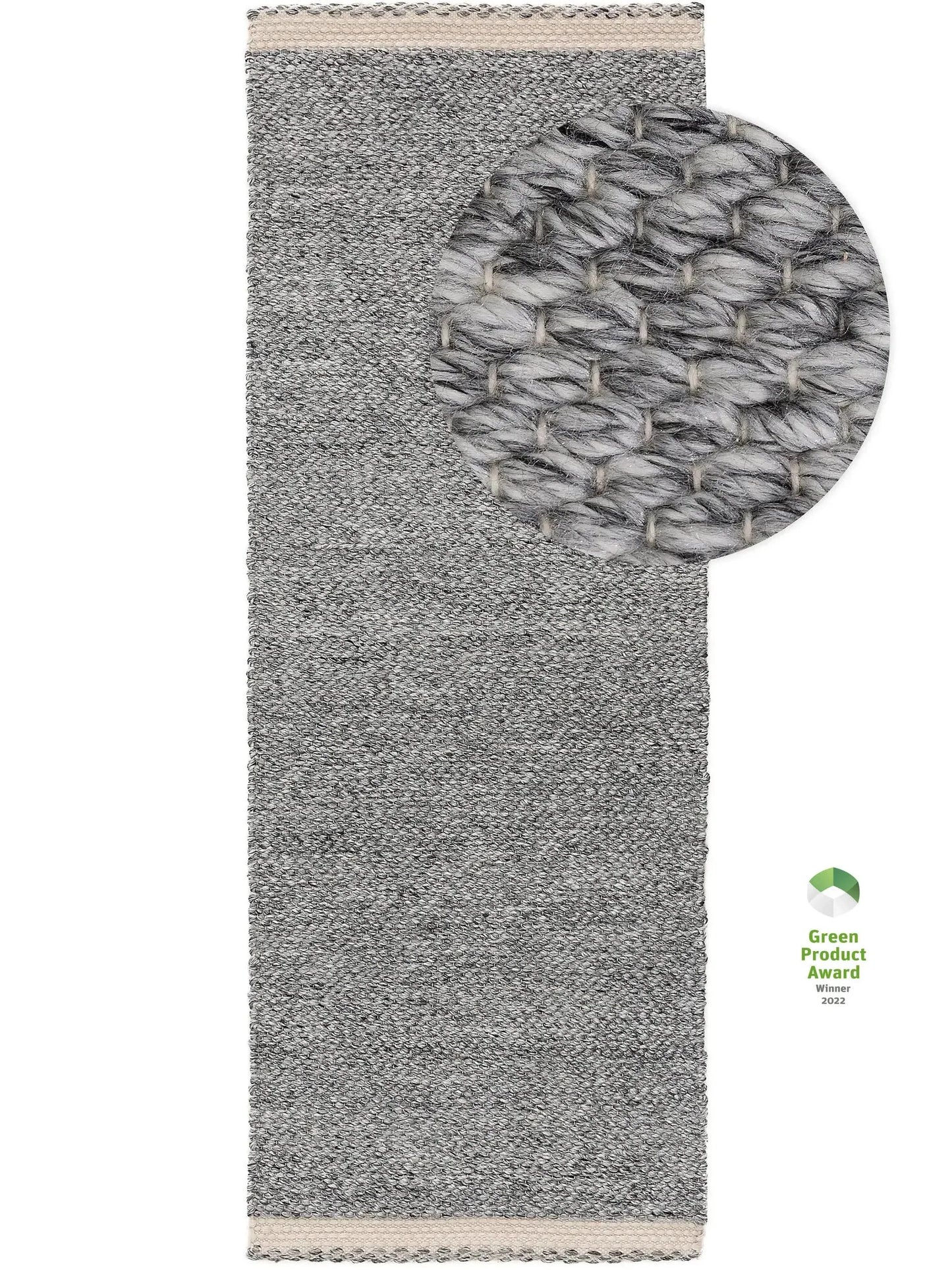 Covor Made From Recycled Material Kiah Grey
