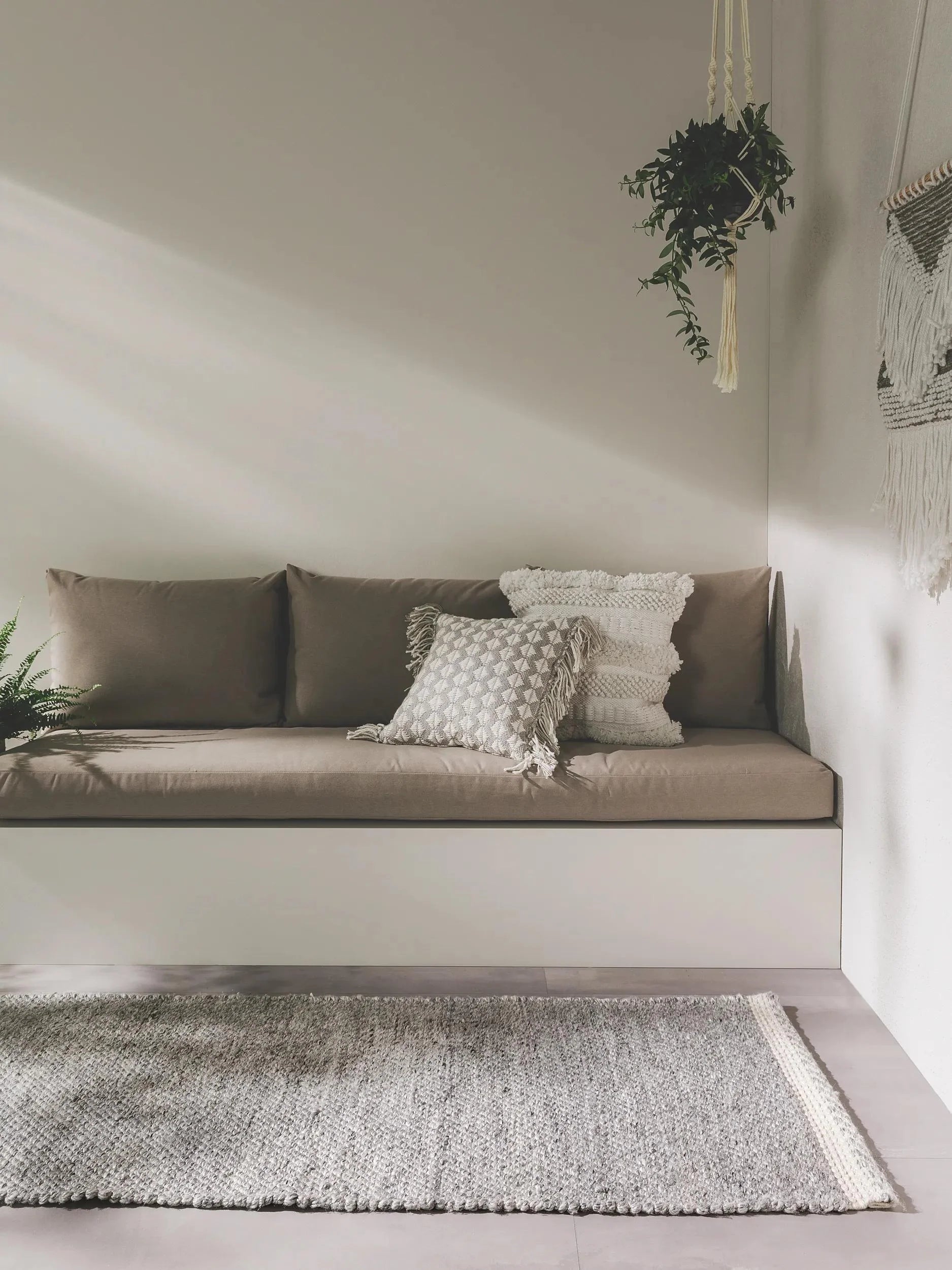 Covor Made From Recycled Material Kiah Grey