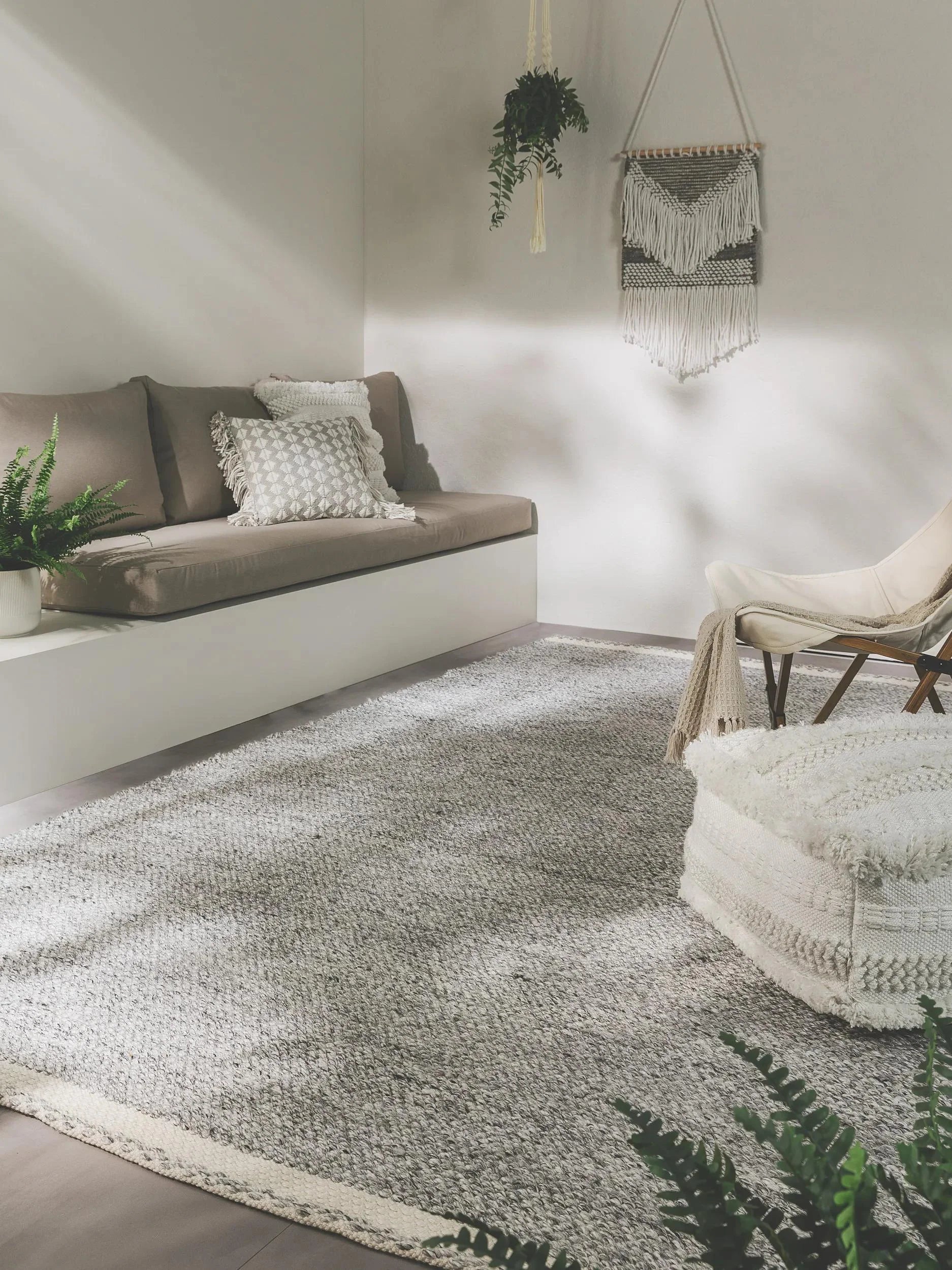 Covor Made From Recycled Material Kiah Grey
