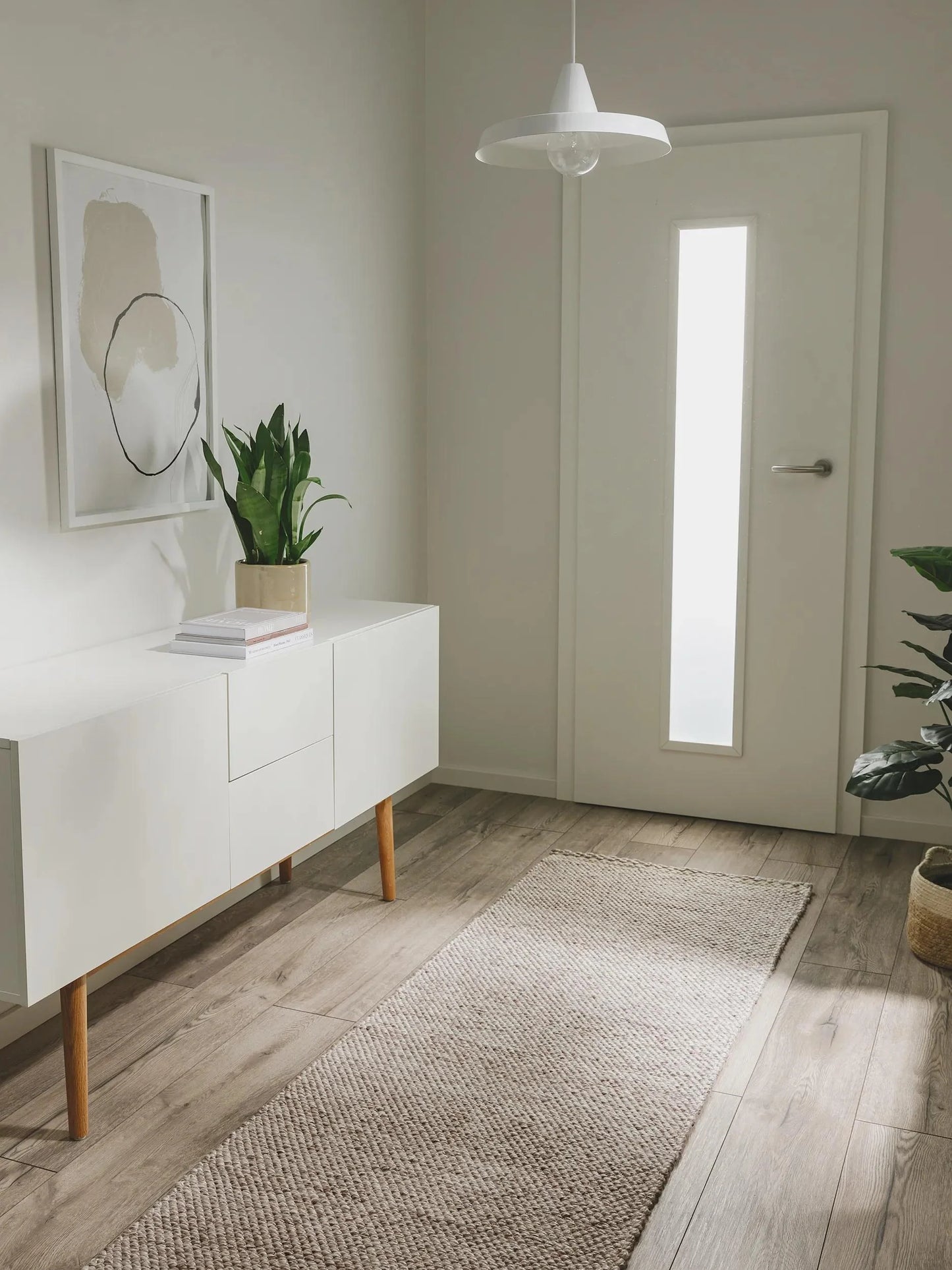 Covor Made From Recycled Material Kiah Cream/Taupe