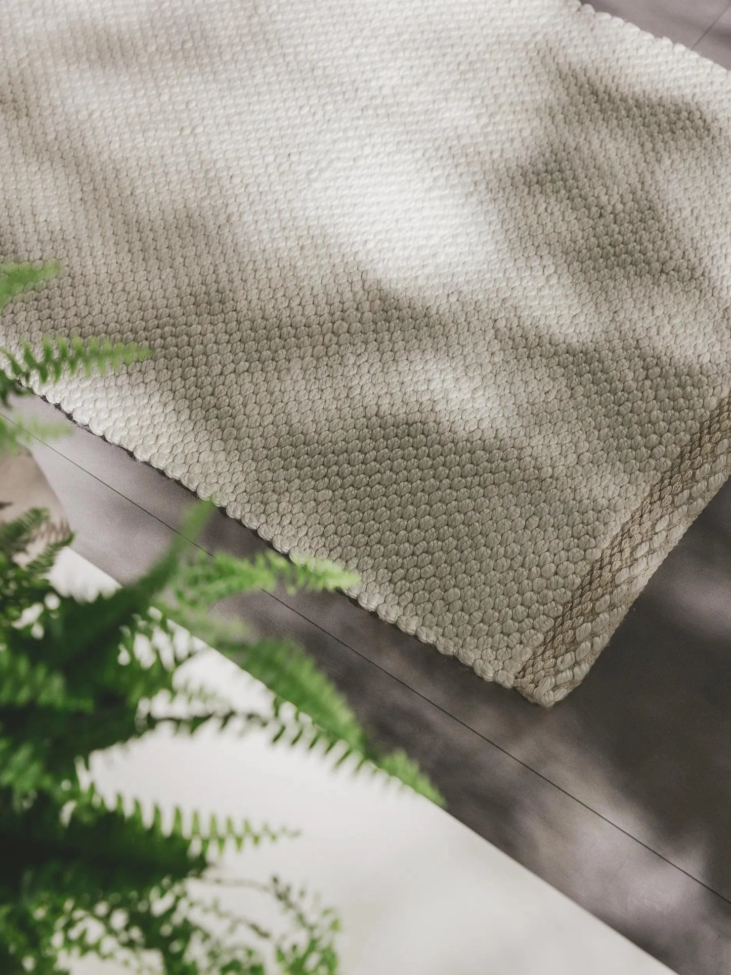 Covor Made From Recycled Material Kiah Cream