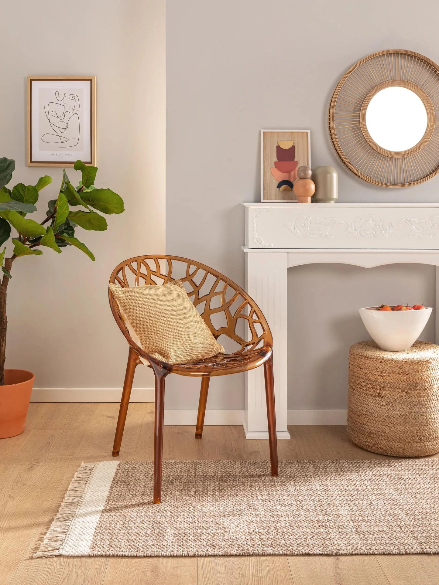 Traversă din lână Kim Beige 