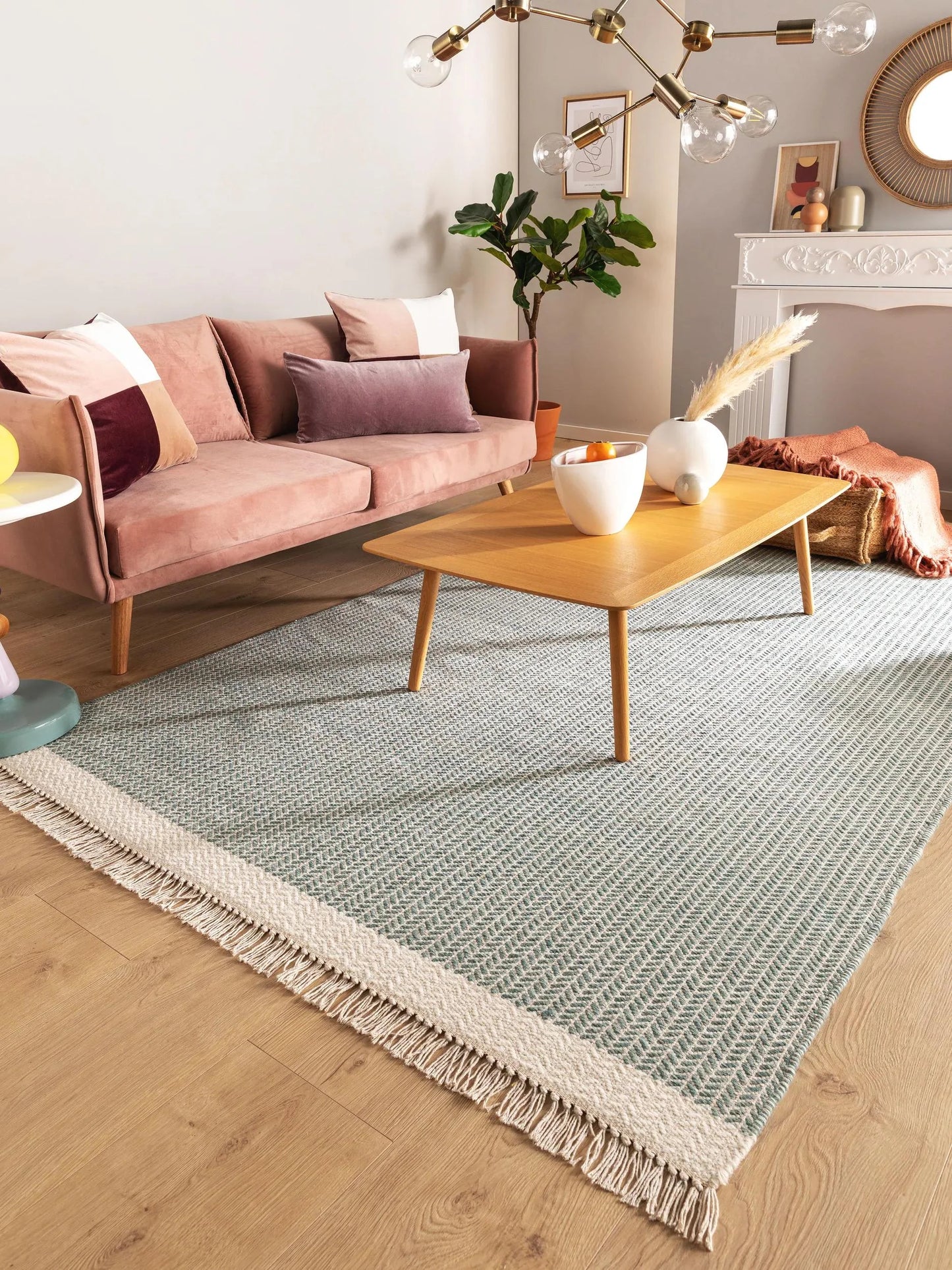Covor de lână Kim Mint 