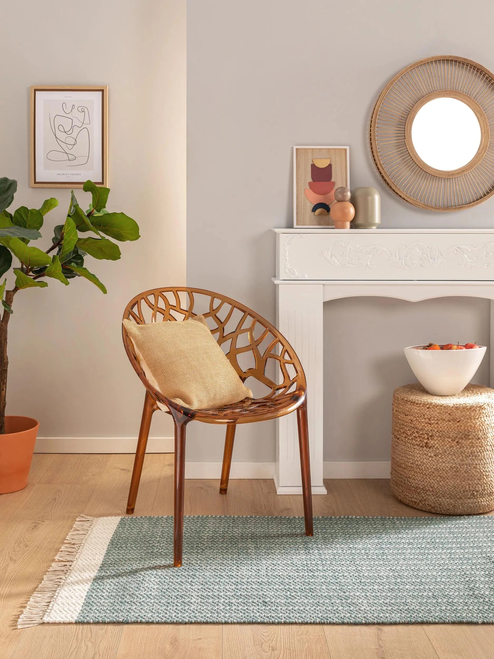 Traversă din lână Kim Mint 