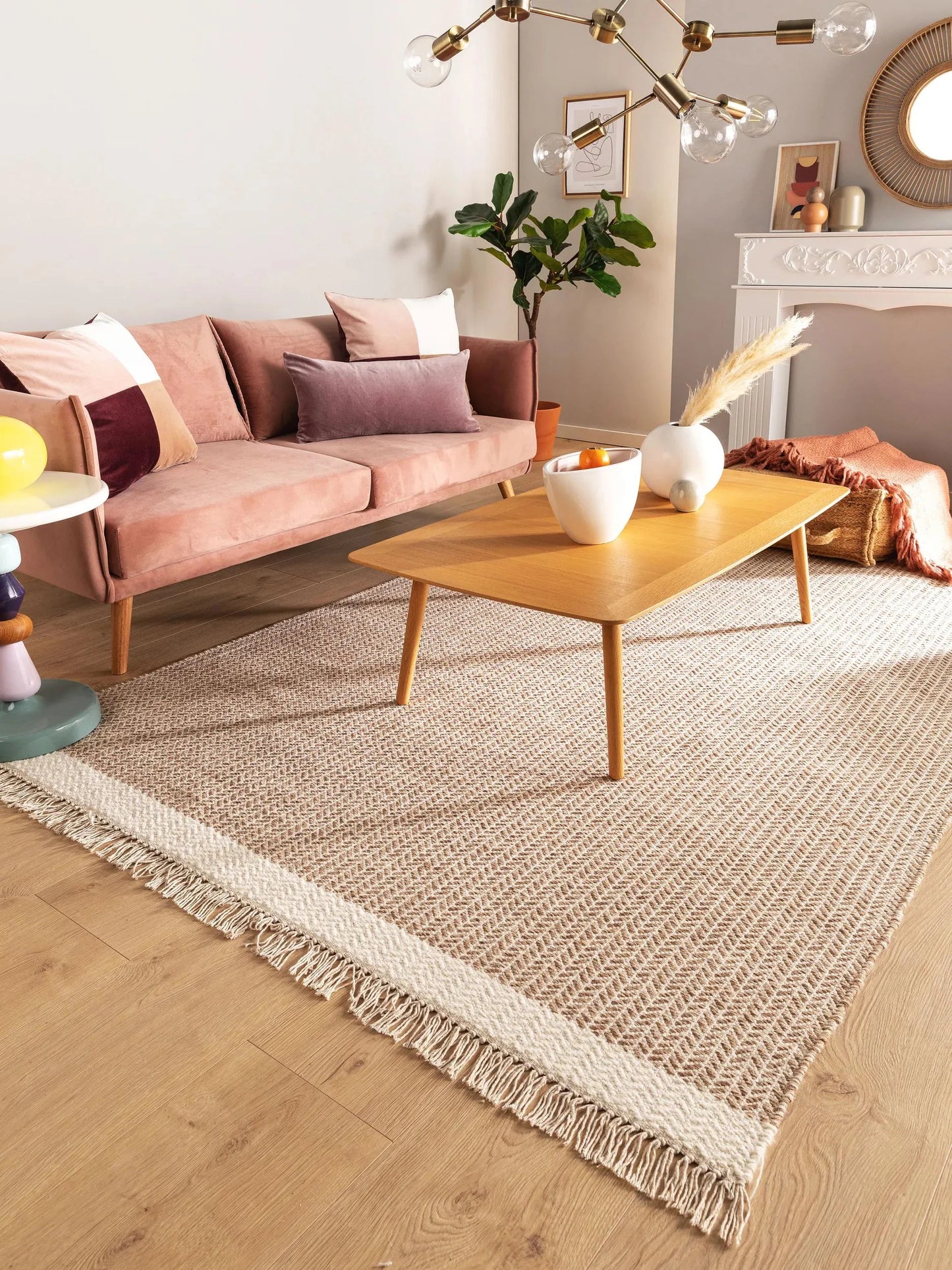 Covor de lână Kim Beige