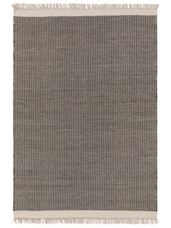 Covor de lână Kim Black/White