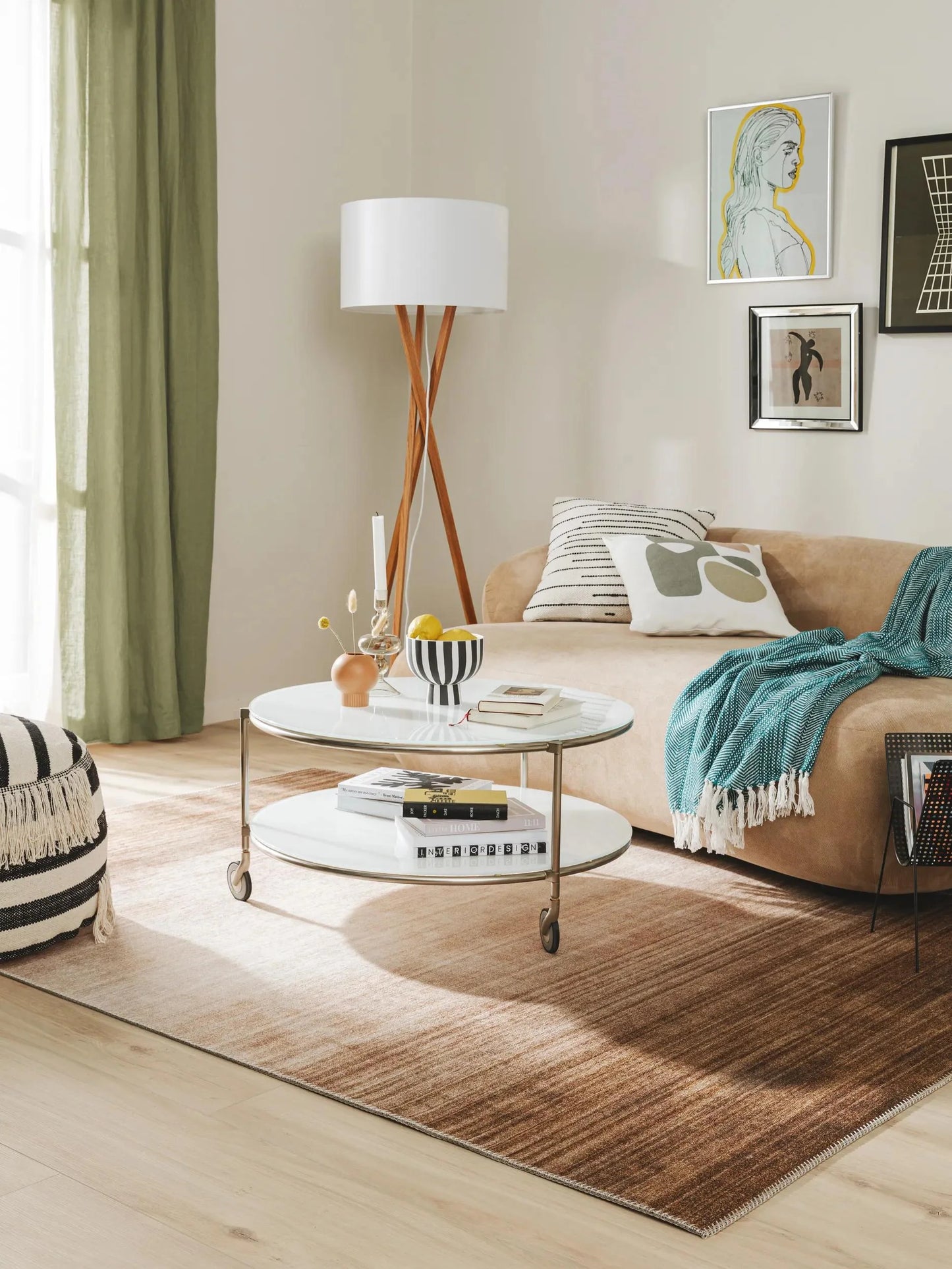 Covor lavabil Laury Beige 