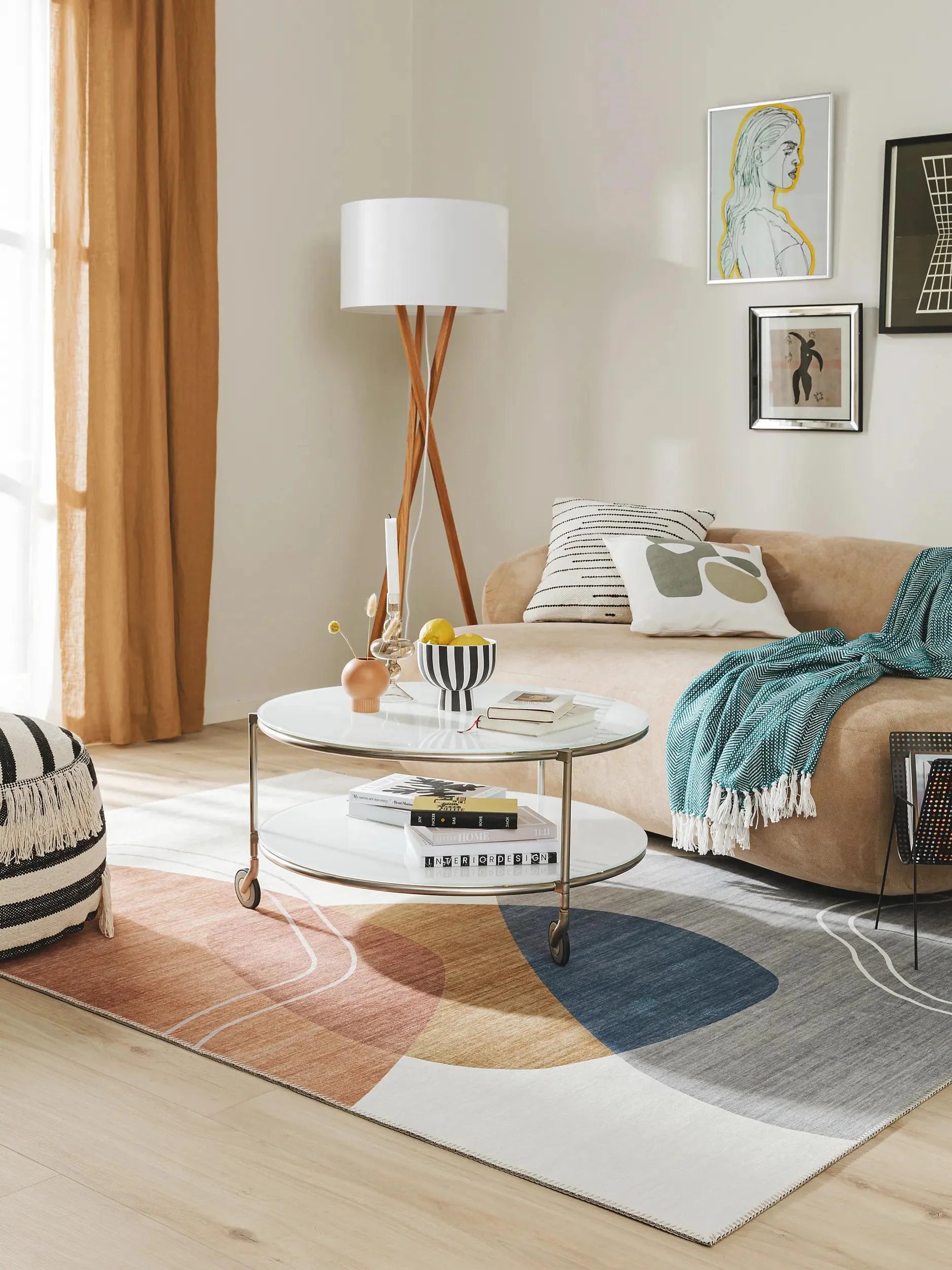 Covor lavabil Laury Multicolour