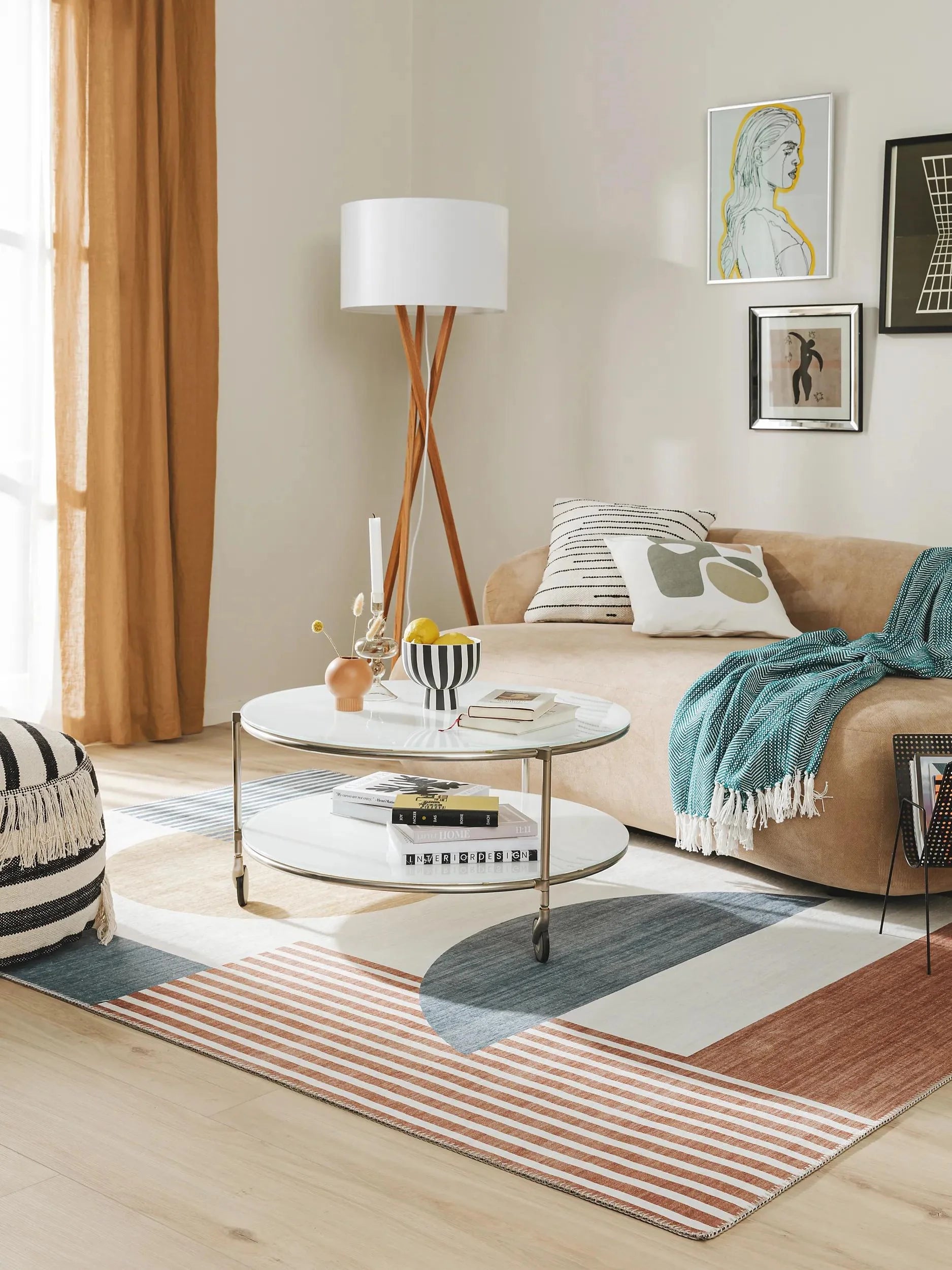 Covor lavabil Laury Multicolour