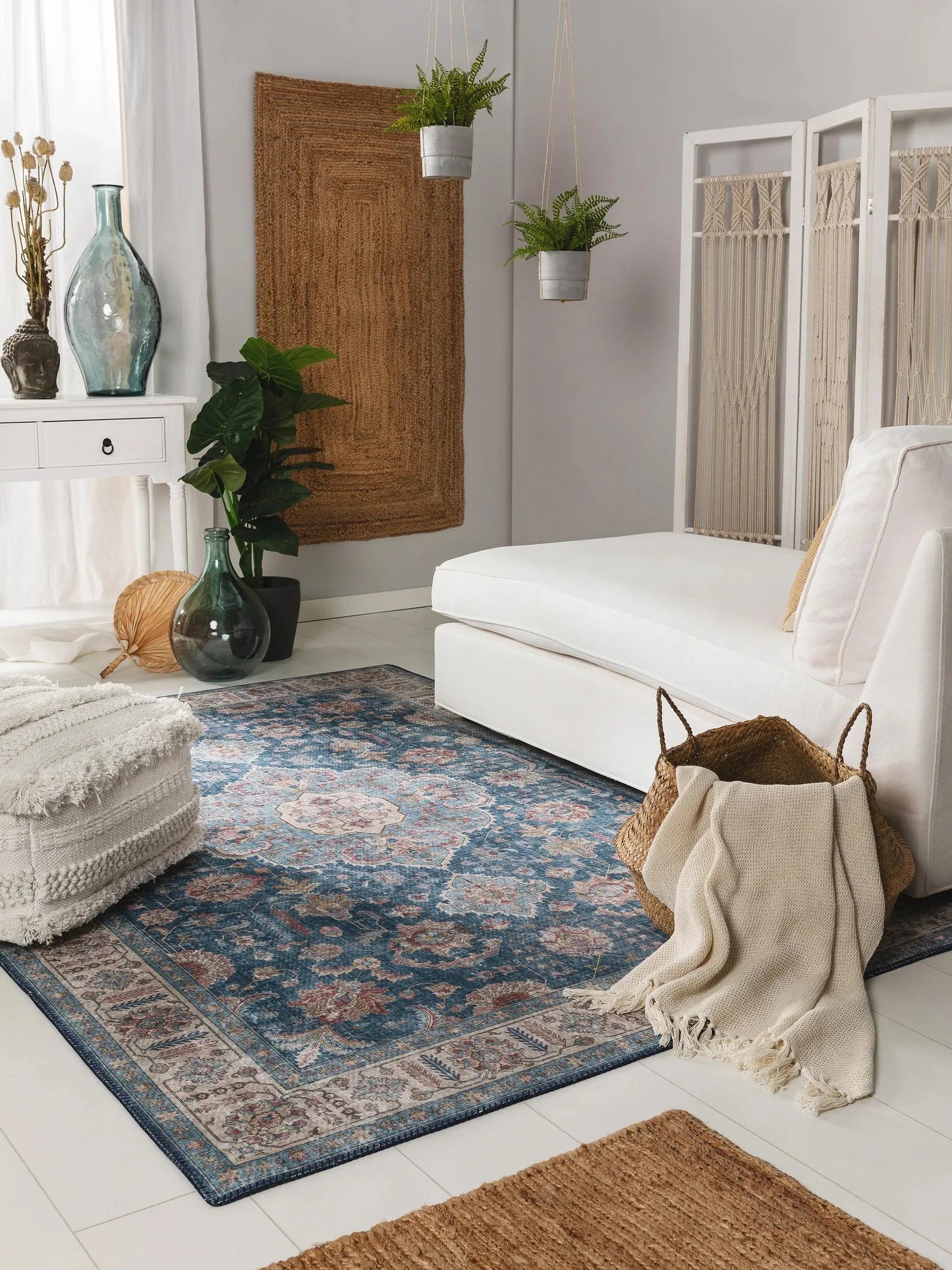 Covor lavabil Laury Blue 