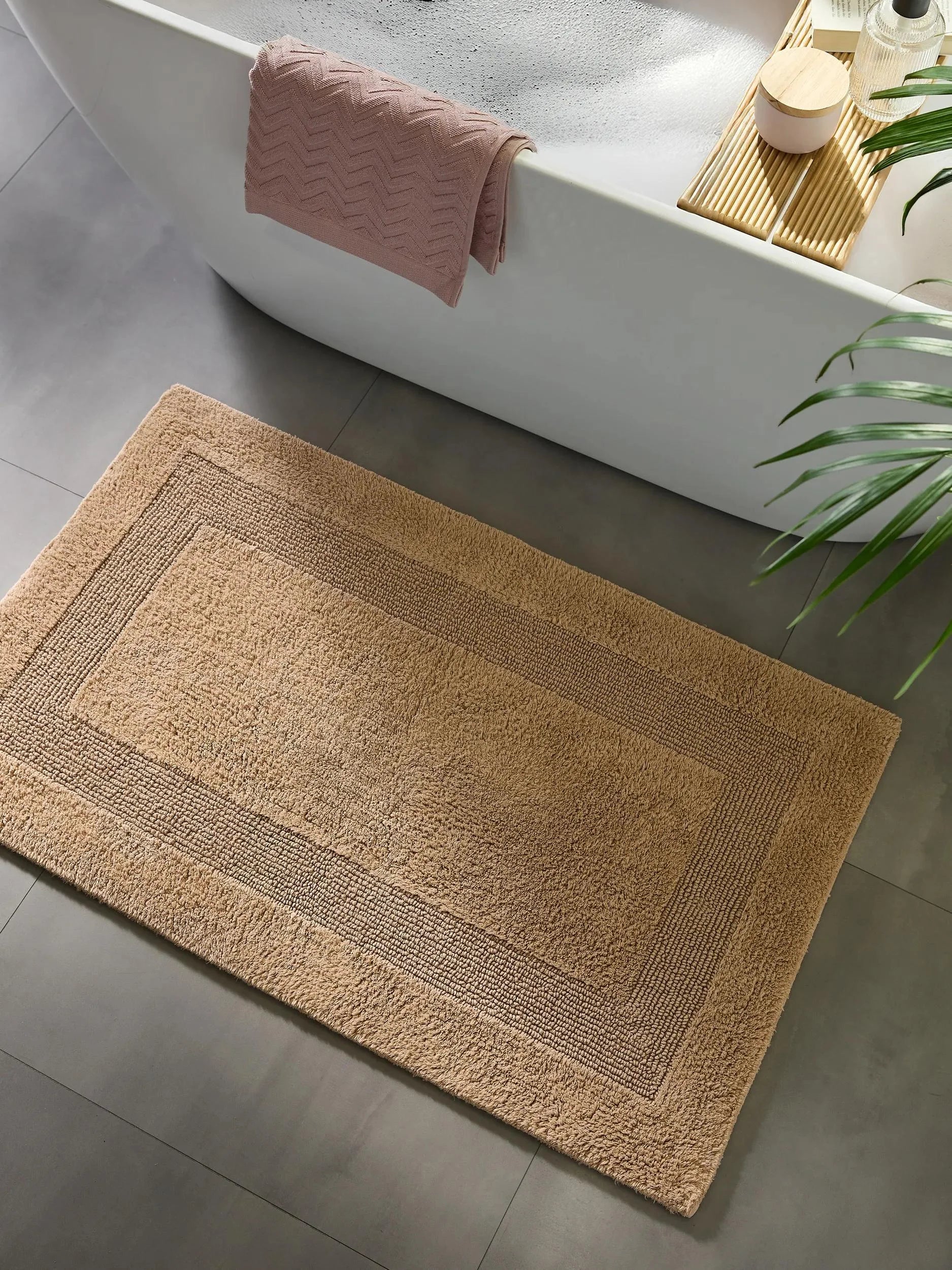 Covor de baie Lessa Light Brown