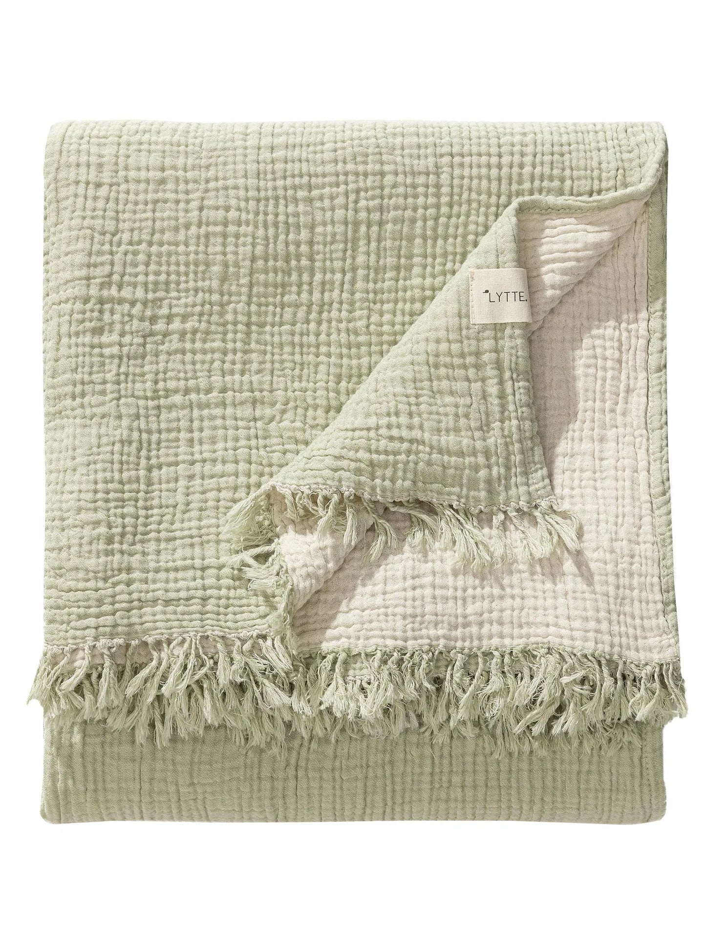 Cotton Pătură Lilo Light Green