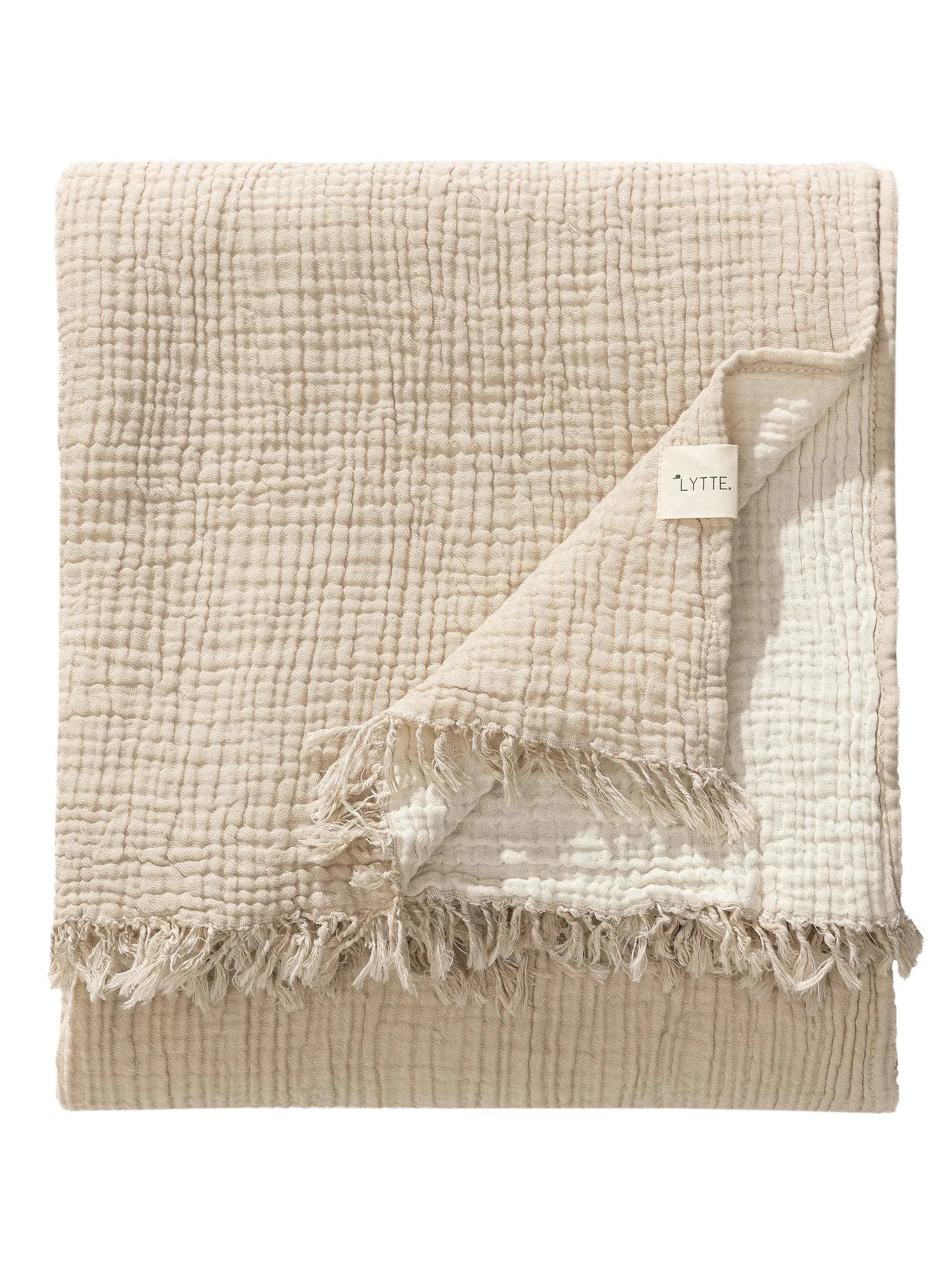 Cotton Pătură Lilo Cream/Beige