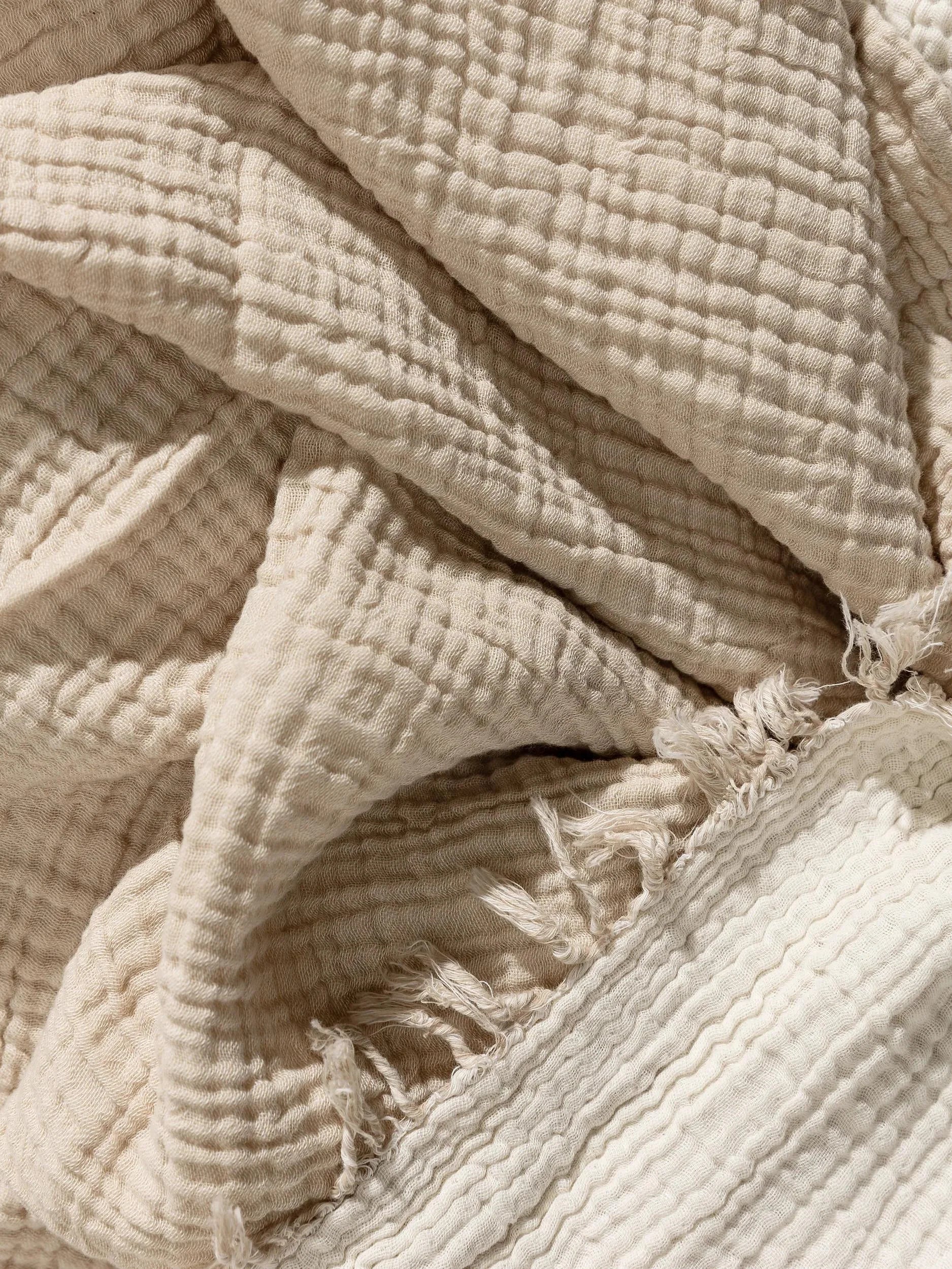 Cotton Pătură Lilo Cream/Beige