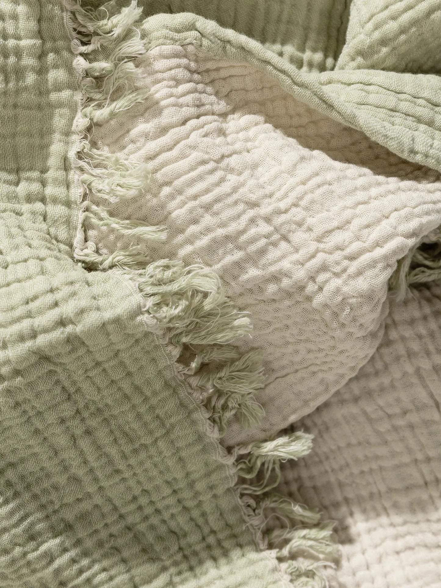 Cotton Pătură Lilo Light Green