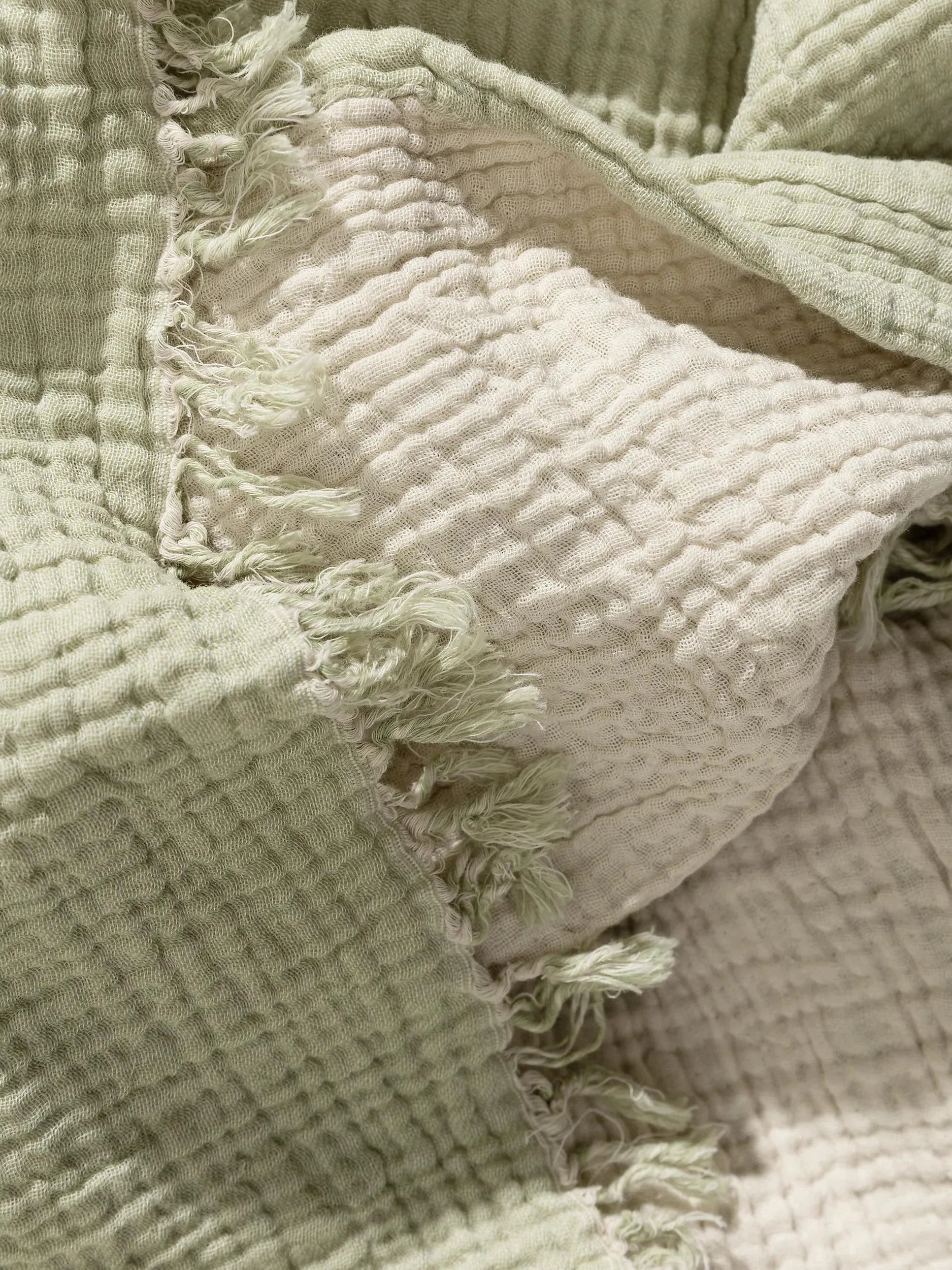 Cotton Pătură Lilo Light Green