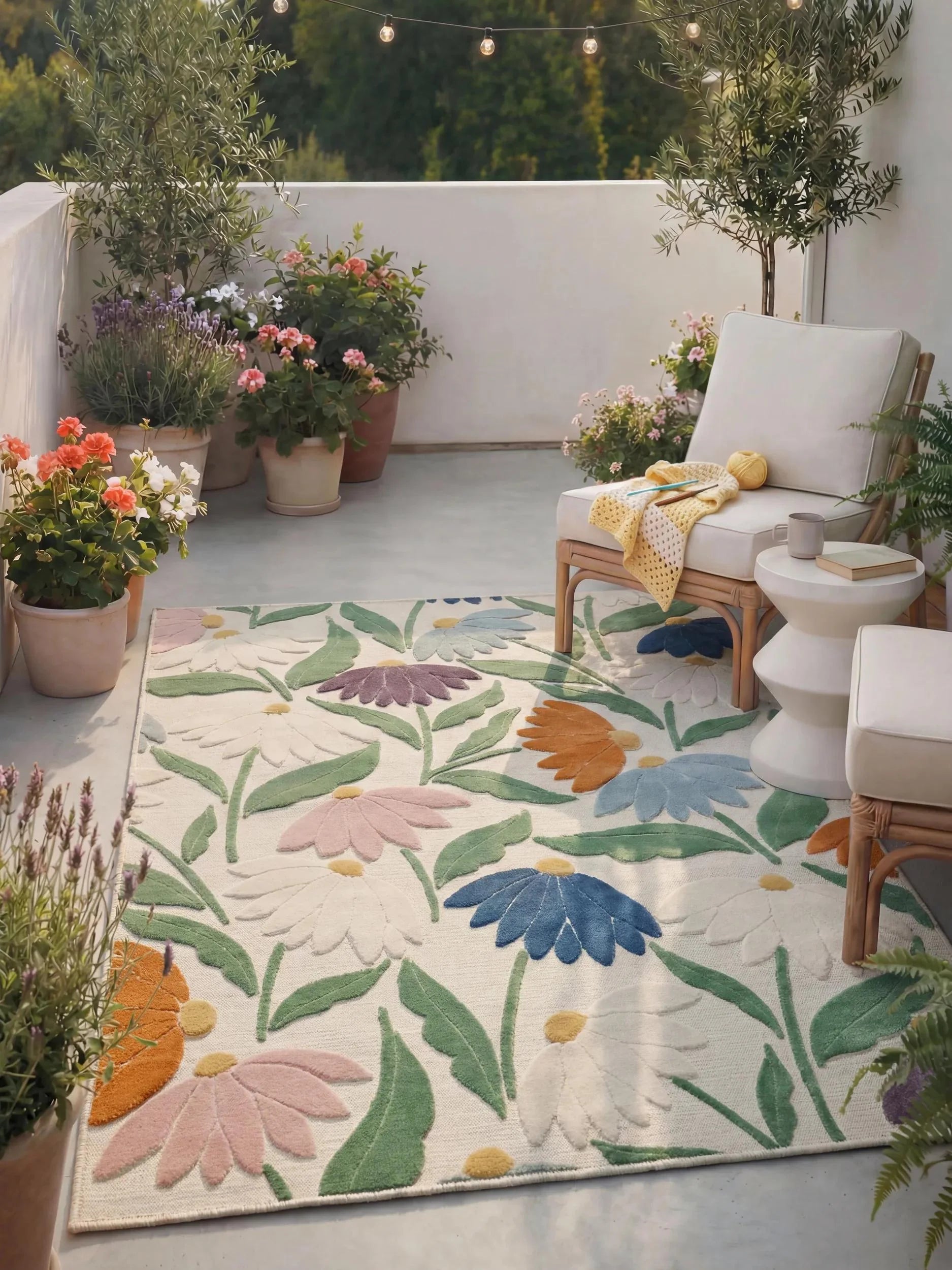 Covor interior/exterior Lilou Multicolour