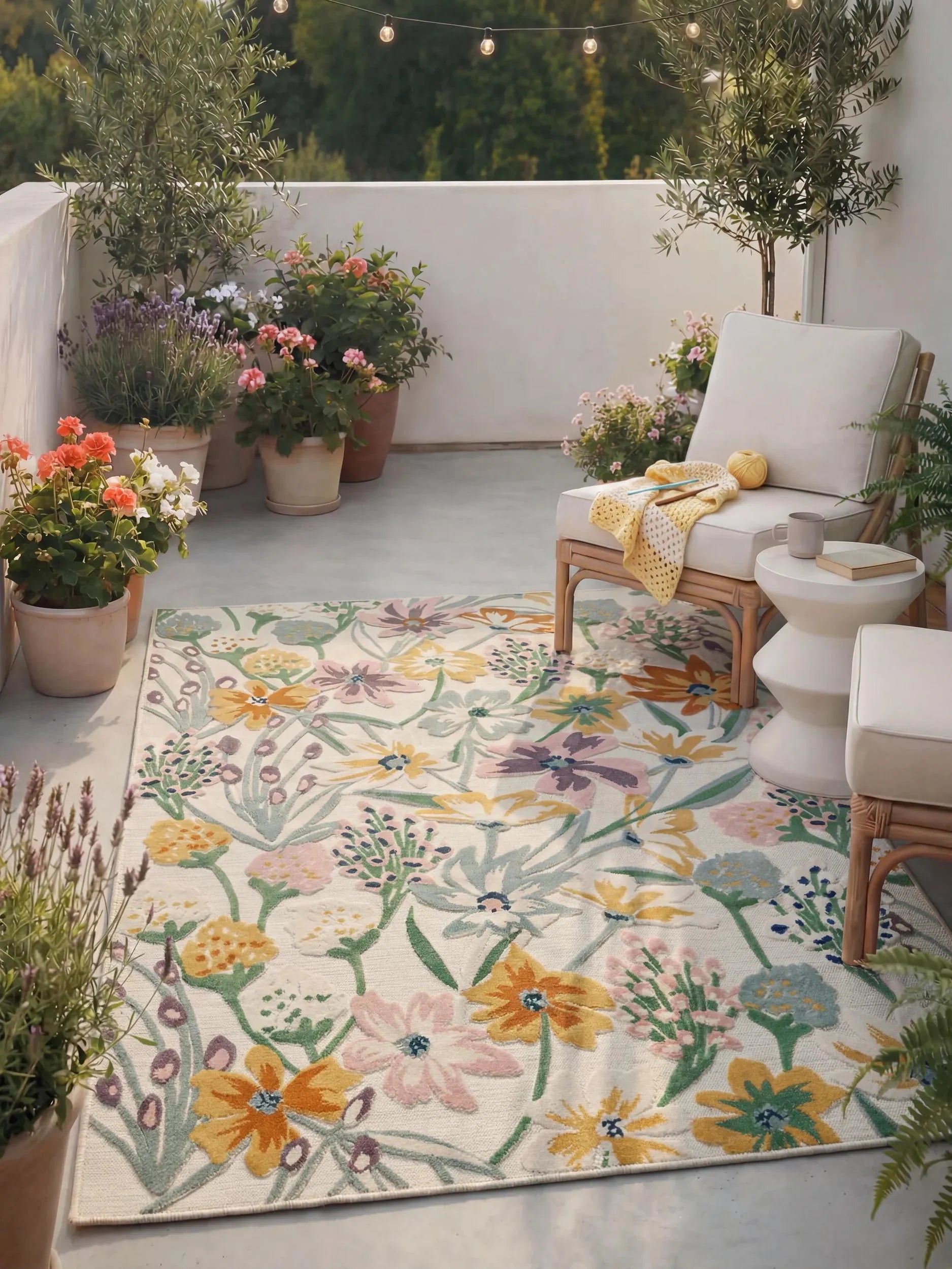 Covor interior/exterior Lilou Multicolour