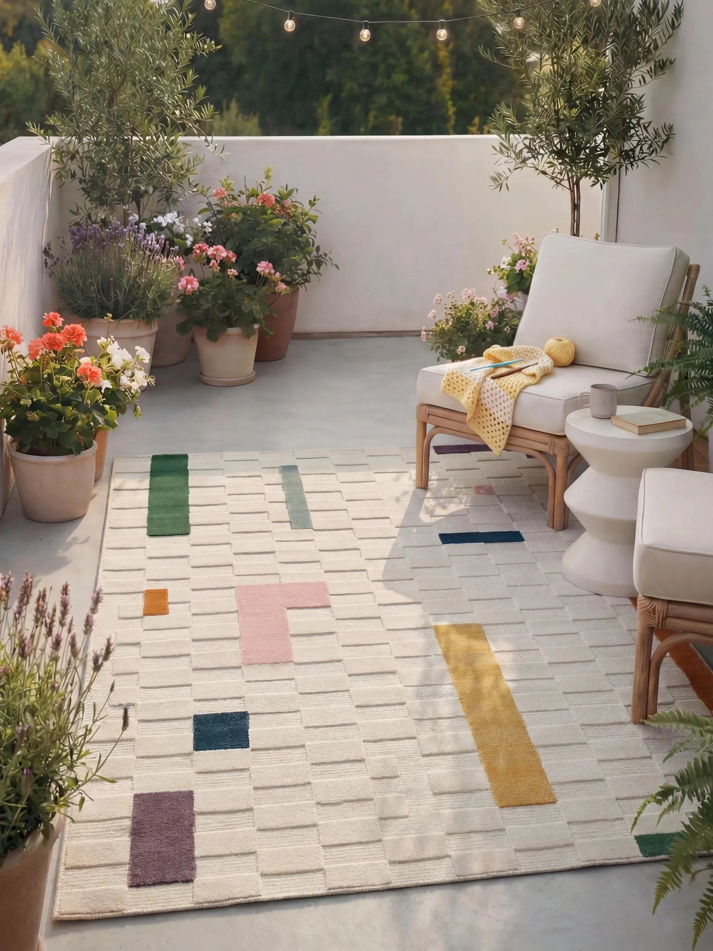 Covor interior/exterior Lilou Multicolour