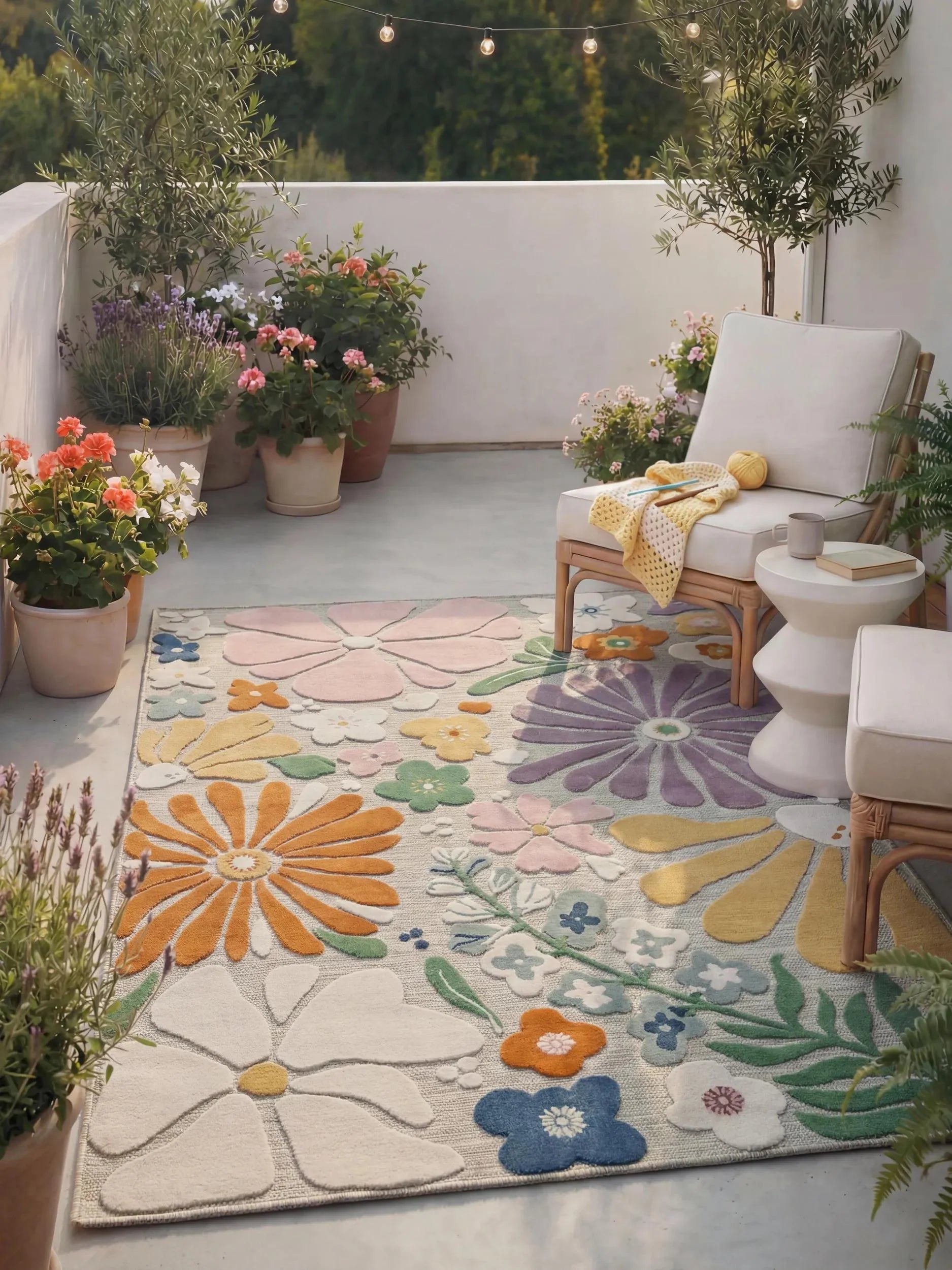 Covor interior/exterior Lilou Multicolour