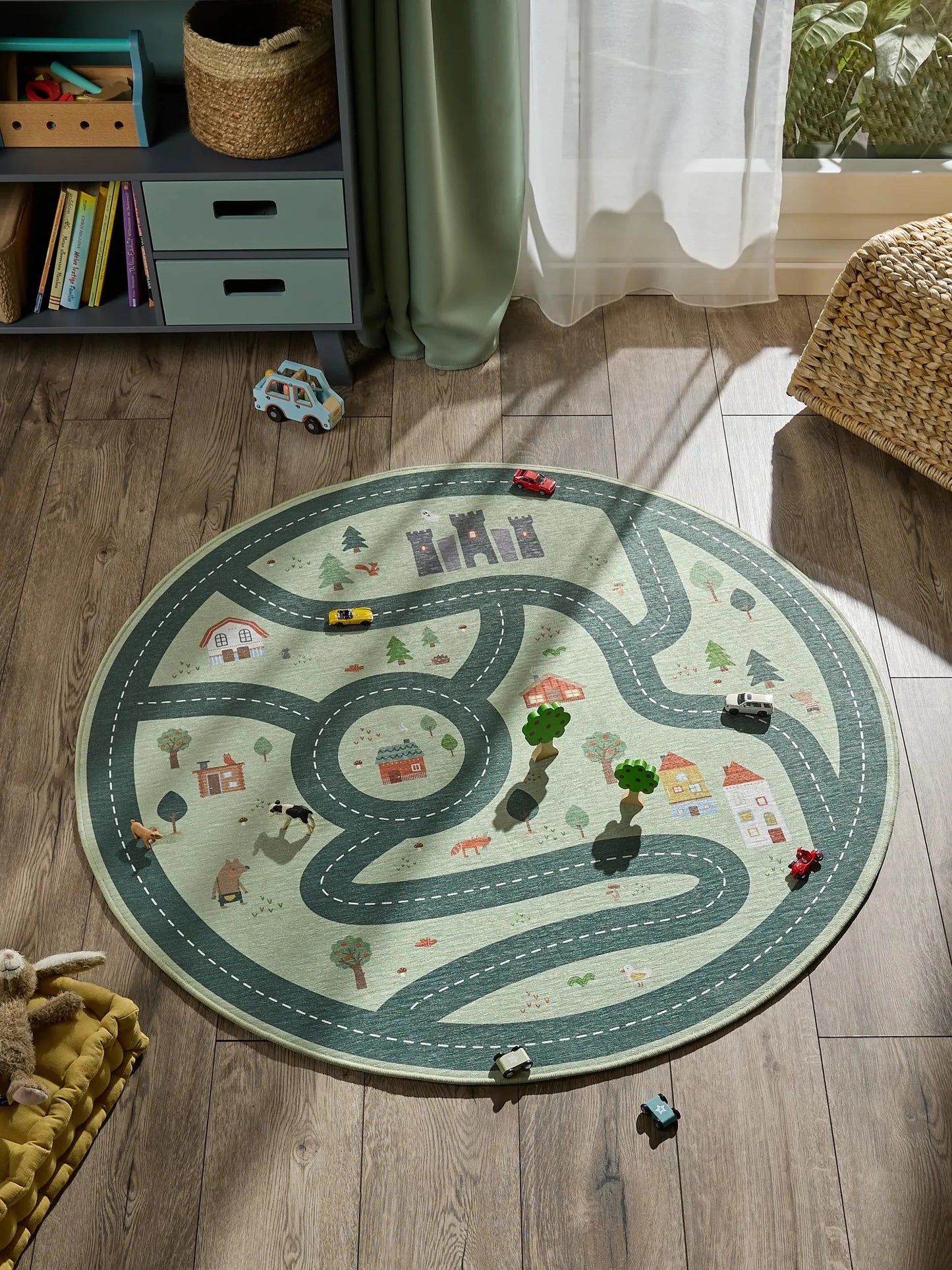 Covor pentru copii Linus Green 