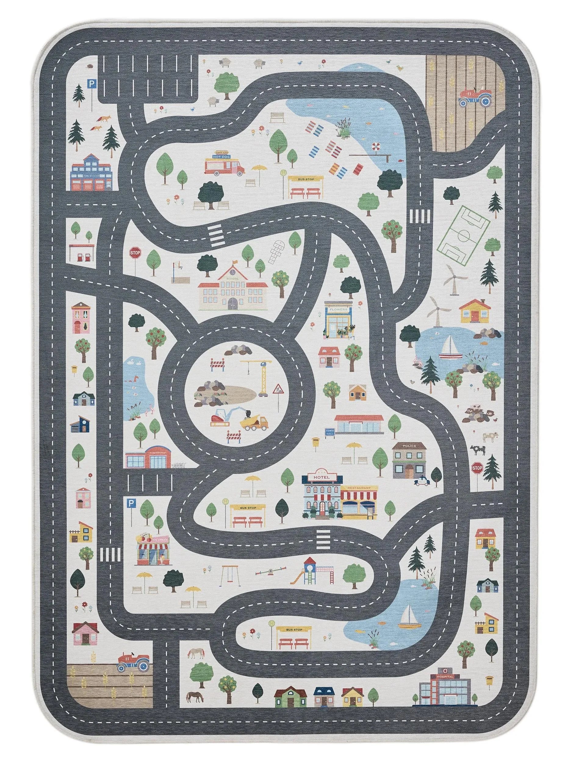 Covor pentru copii Linus Cream 