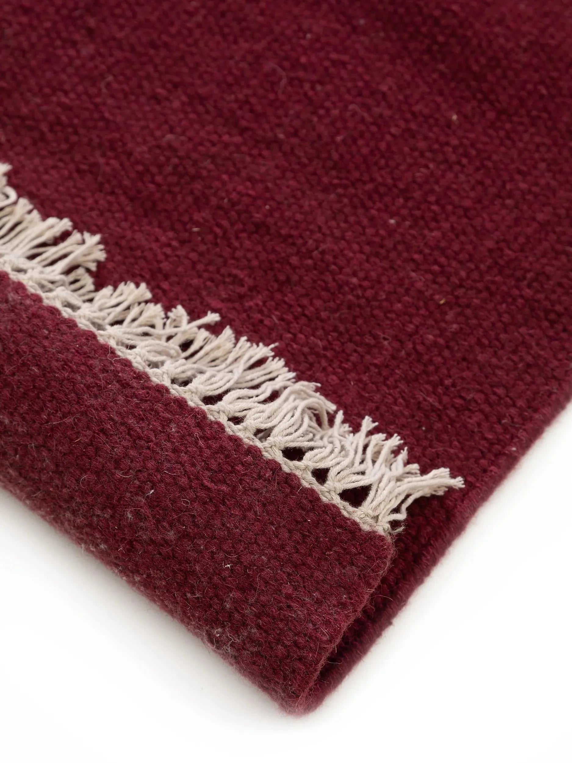 Covor de lână Liv Dark Red 