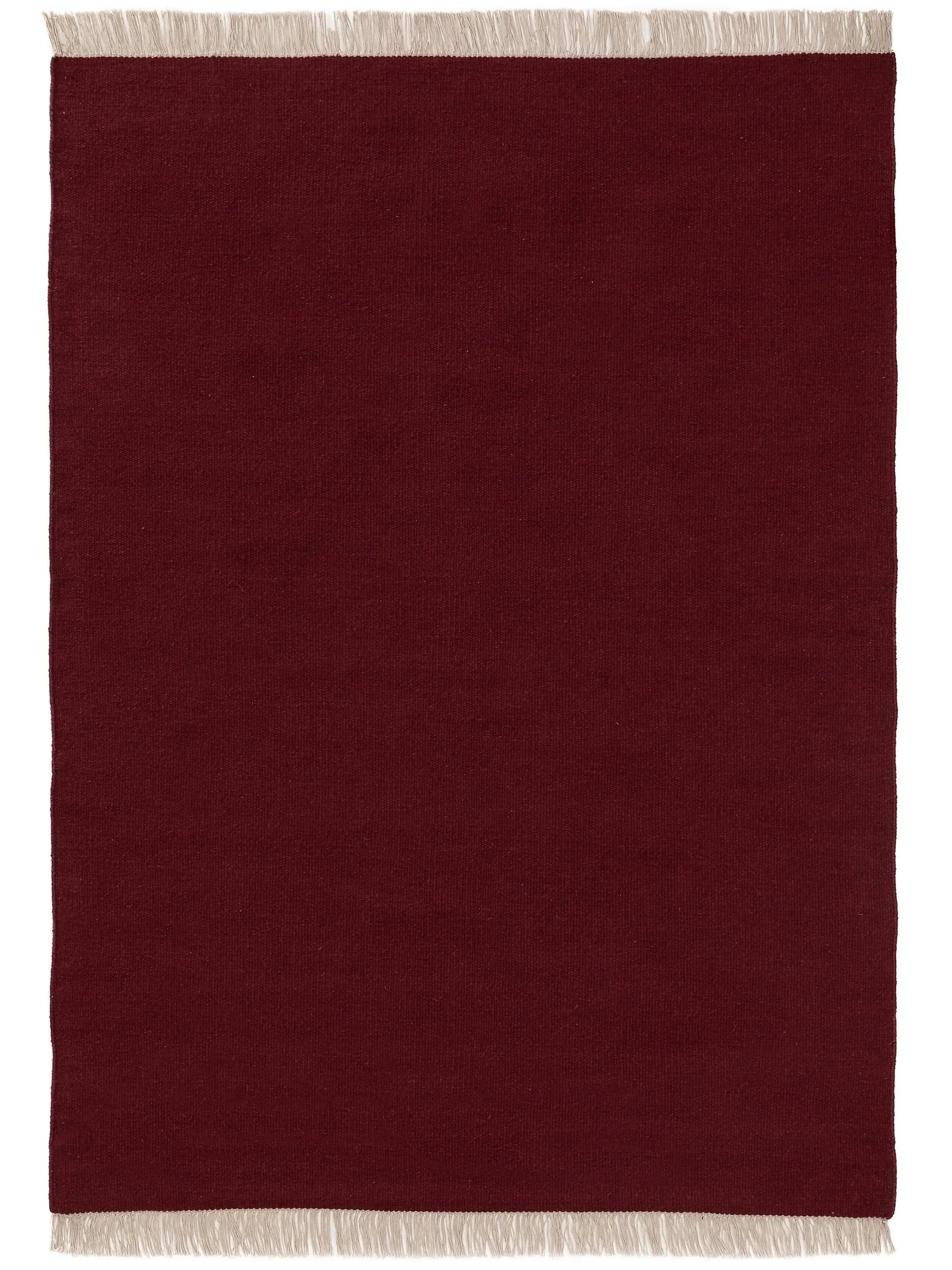 Covor de lână Liv Dark Red