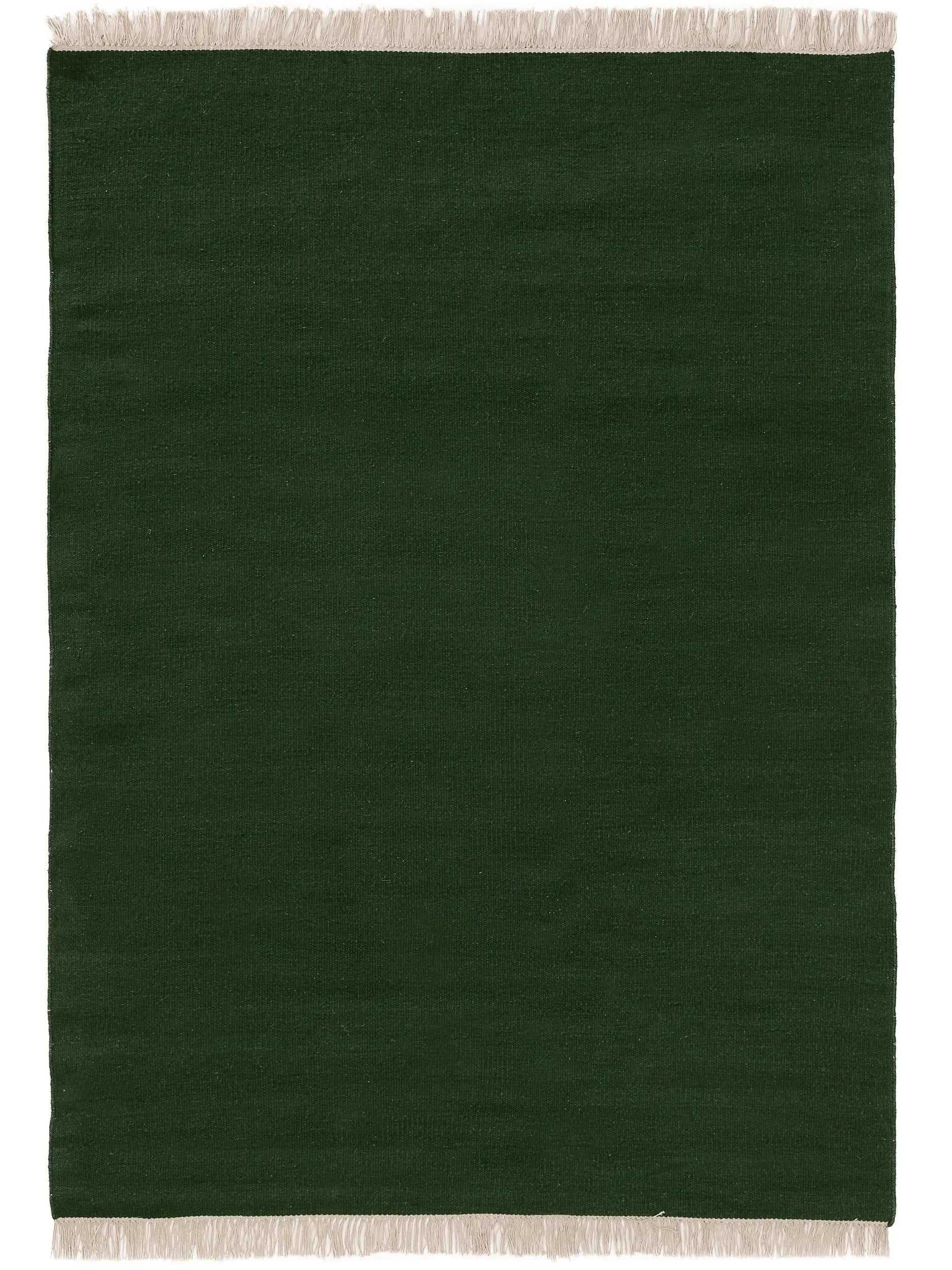 Covor de lână Liv Dark Green