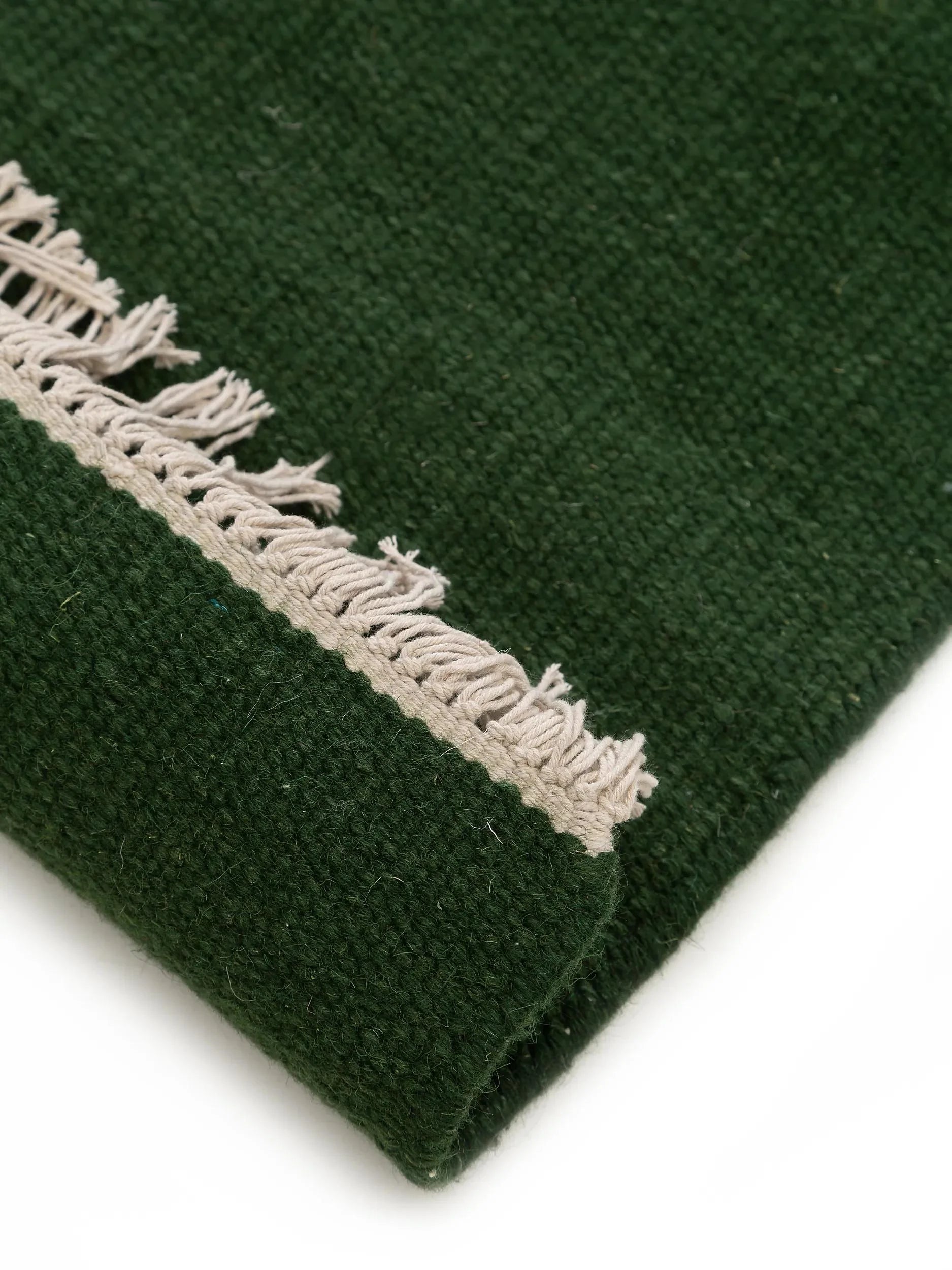 Covor de lână Liv Dark Green