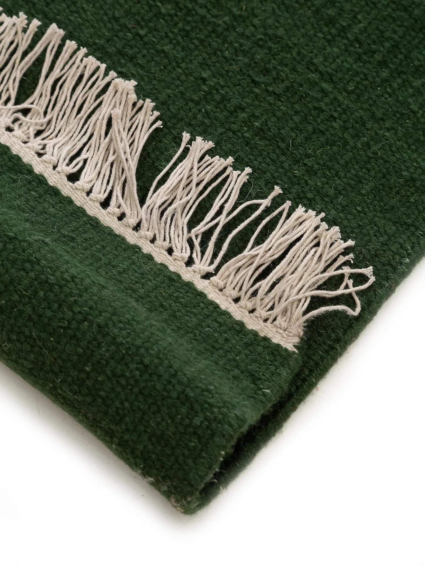 Covor de lână Liv Dark Green