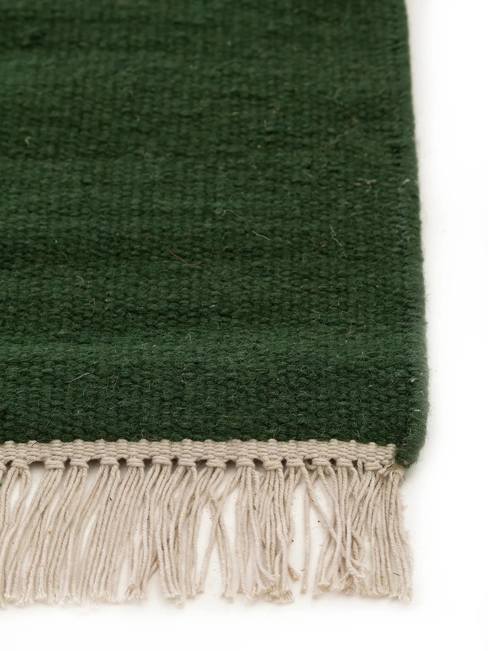 Covor de lână Liv Dark Green