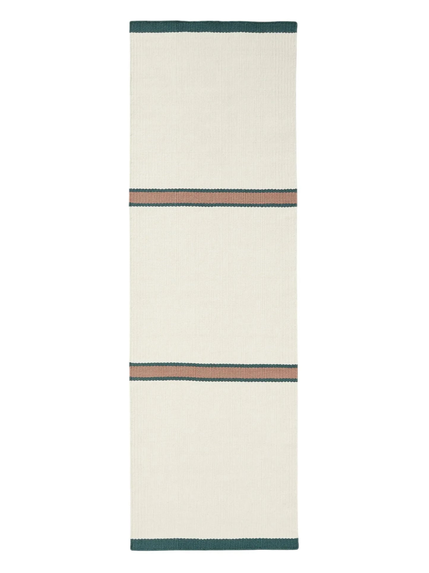 Traversă din lână Livio Ivory/Green 