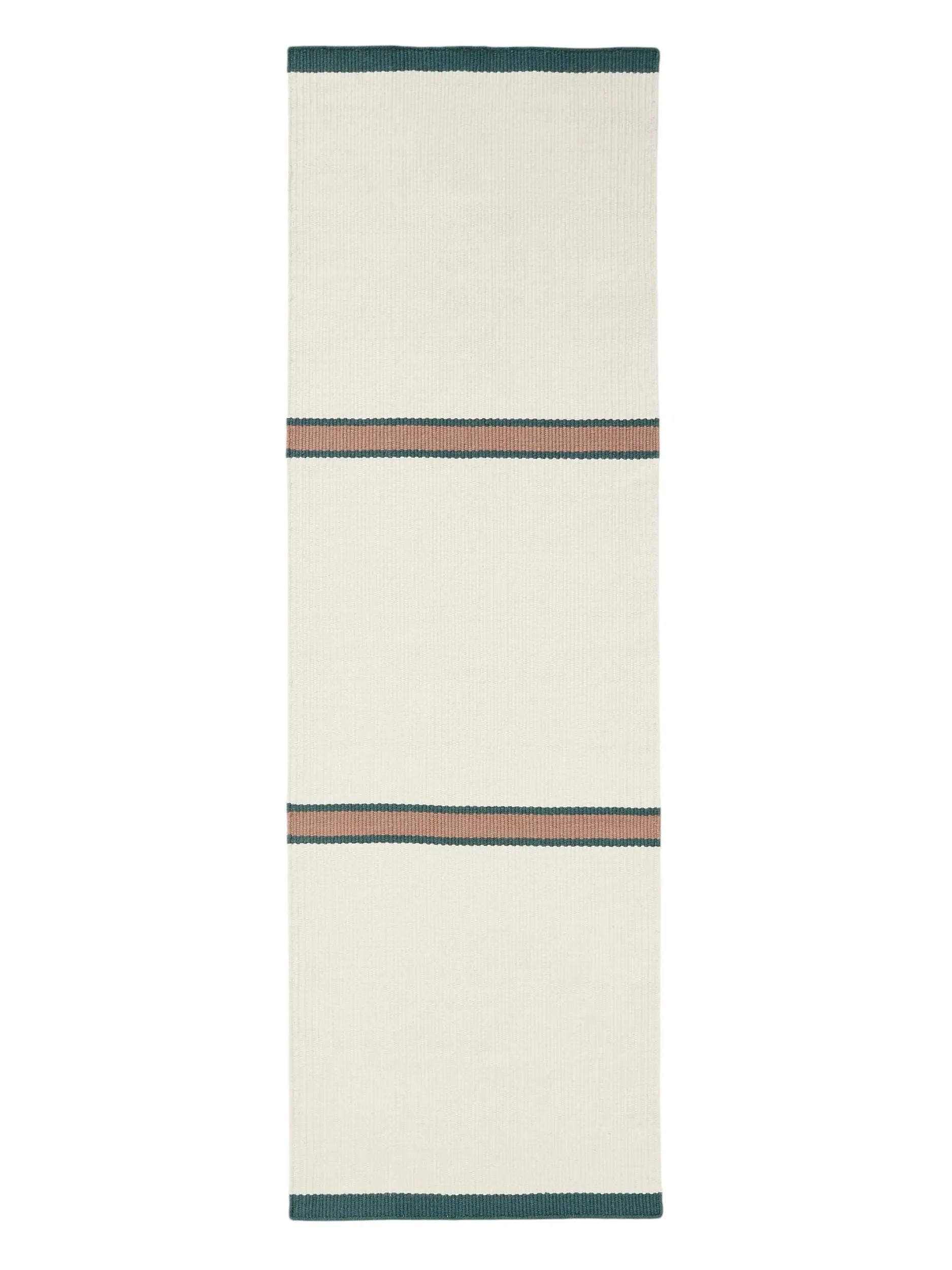 Traversă din lână Livio Ivory/Green 