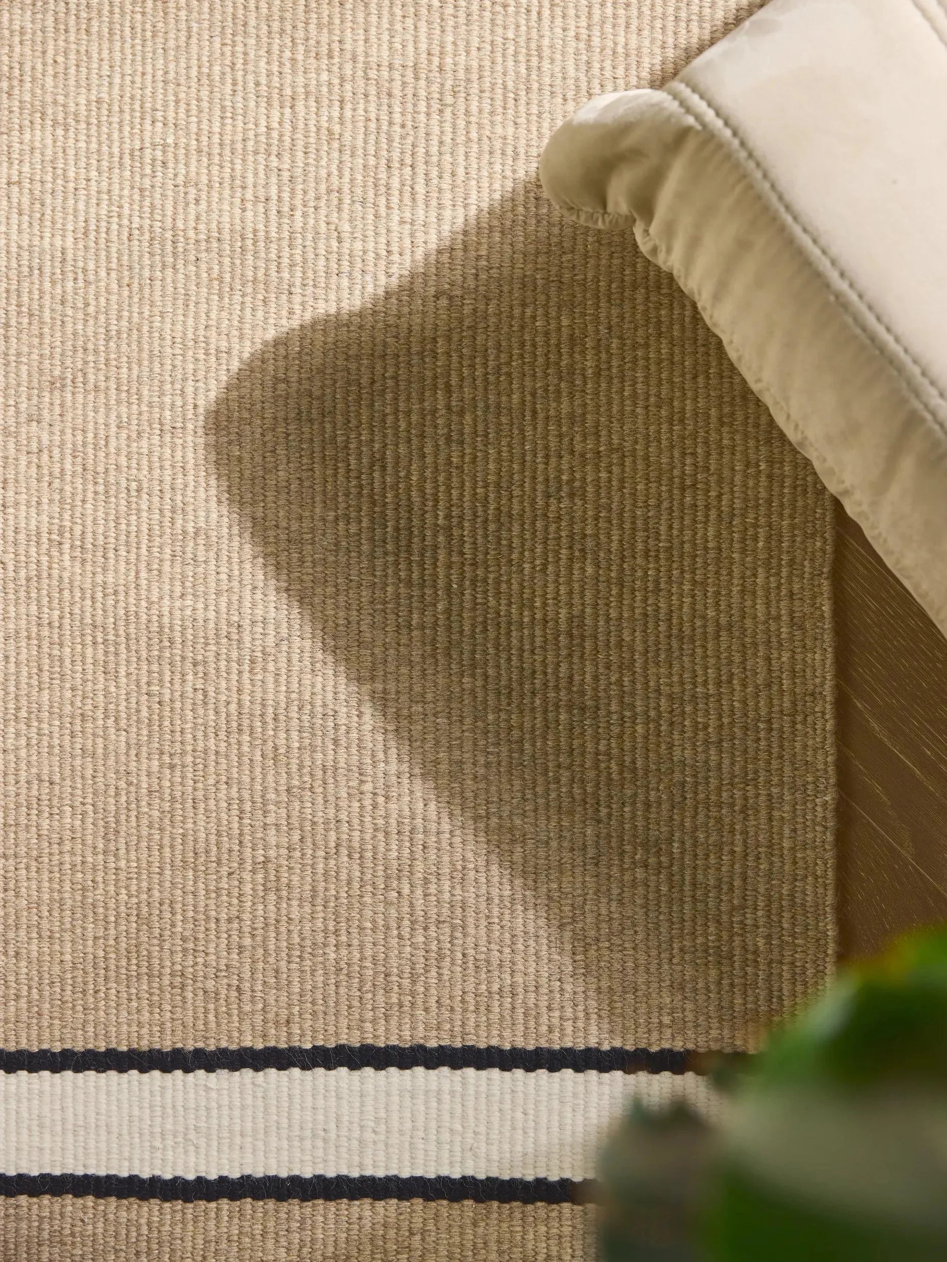 Covor de lână Livio Beige/Black 