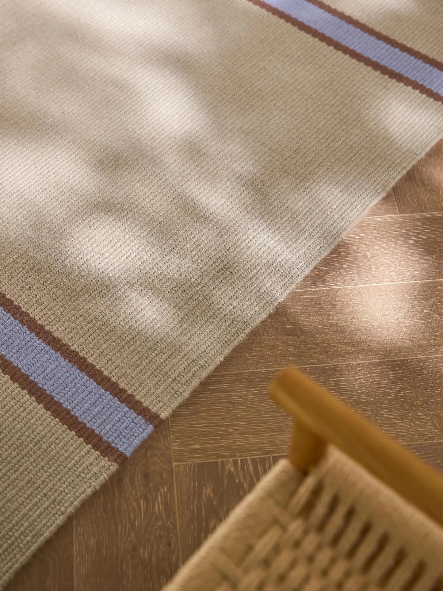 Traversă din lână Livio Beige/Blue 