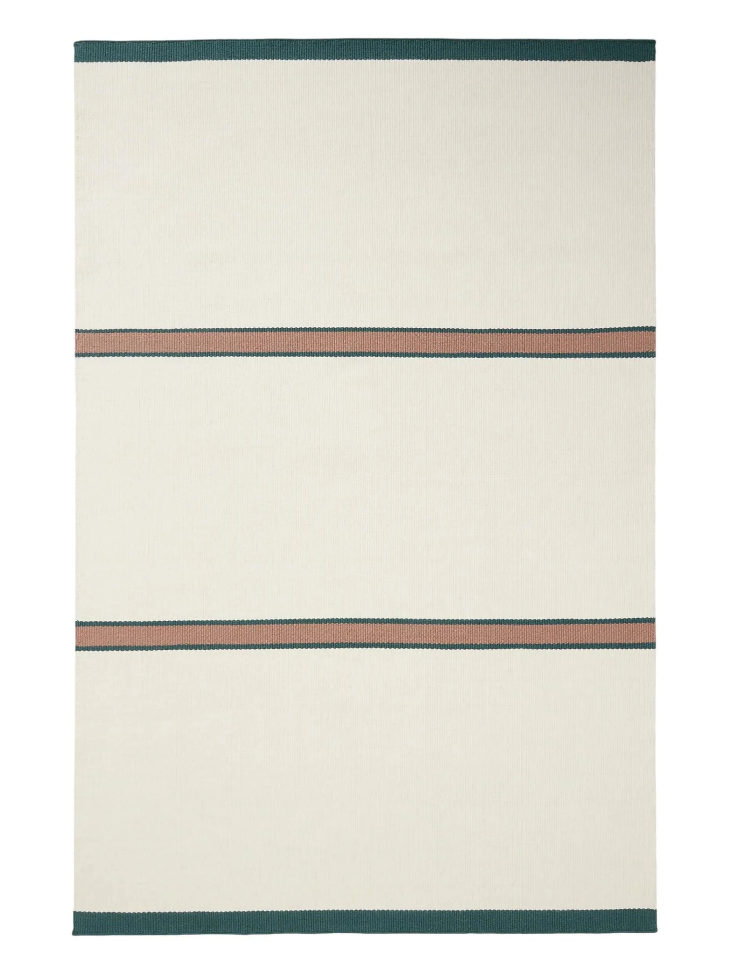 Covor de lână Livio Ivory/Green 