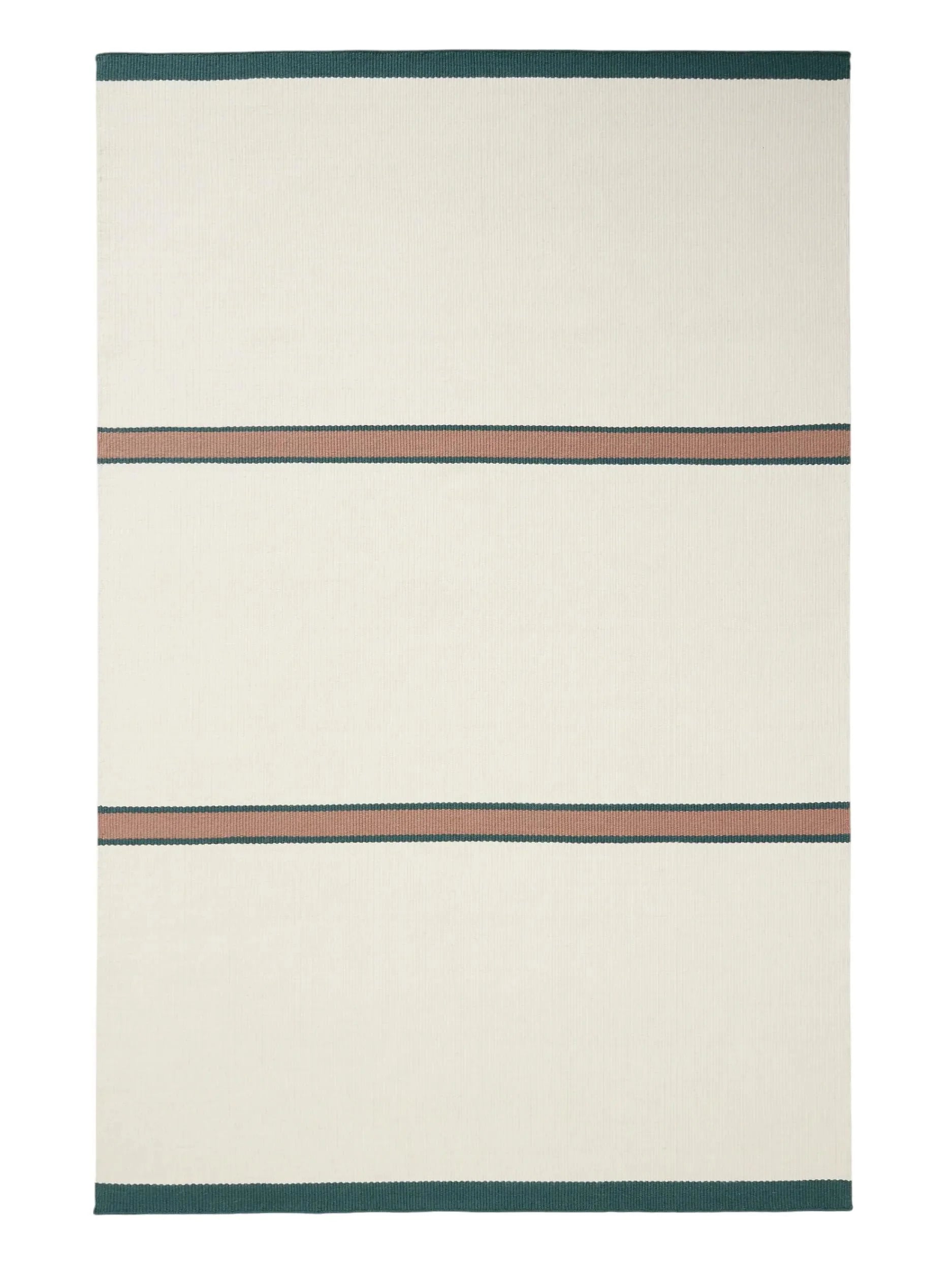 Covor de lână Livio Ivory/Green 