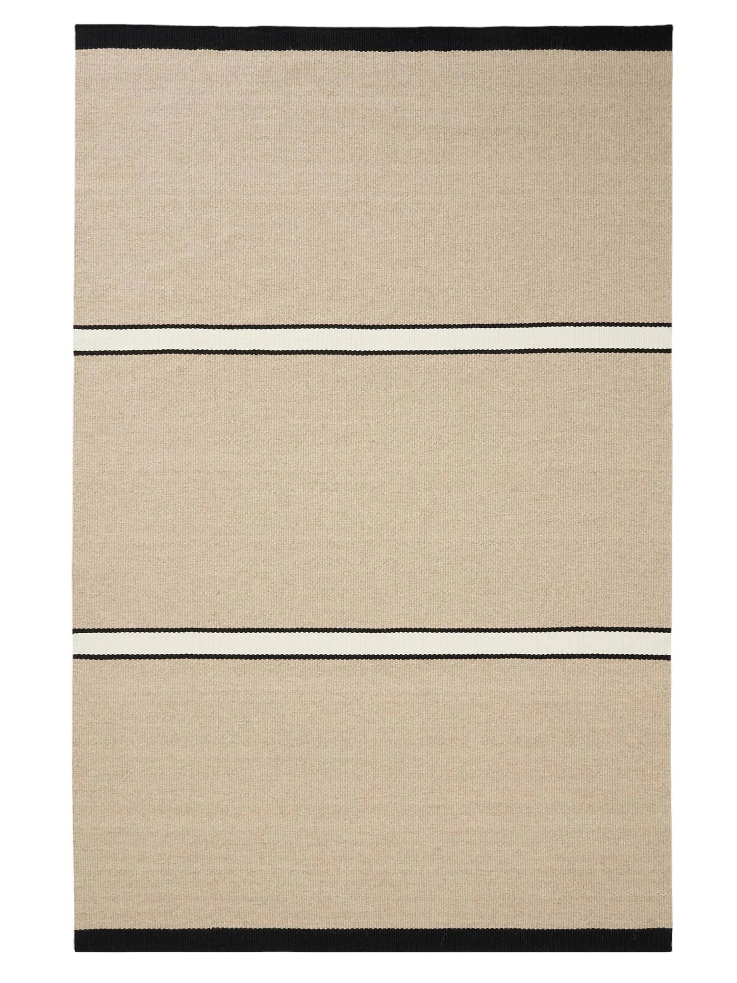 Covor de lână Livio Beige/Black 