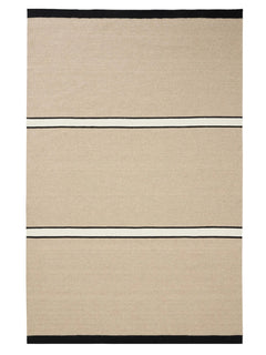 Covor de lână Livio Beige/Black