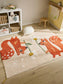 Covor lavabil din bumbac Lotte Beige/Multicolour