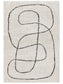 Covor Shaggy Louise Black/White 