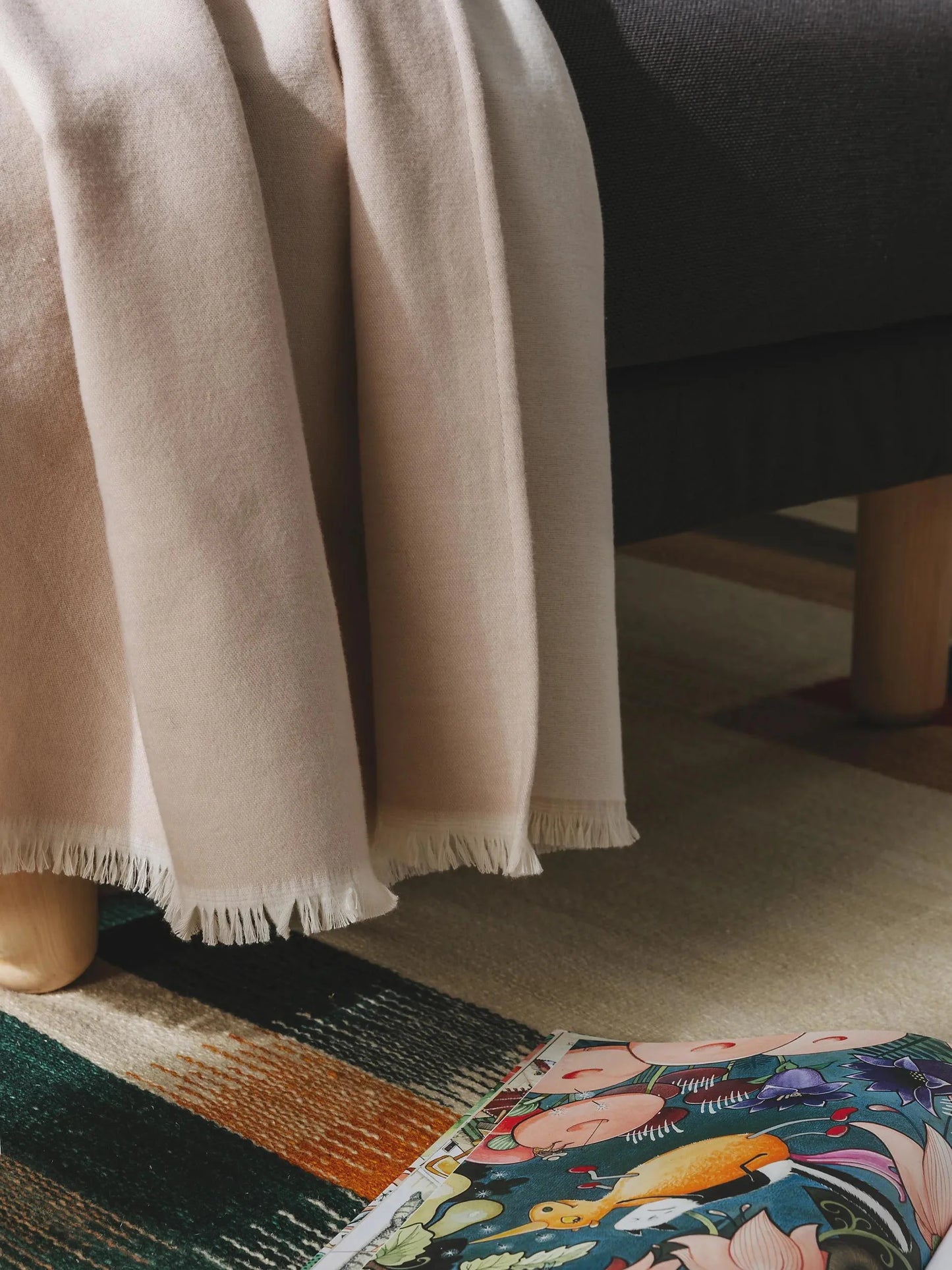 Pătură de bumbac Luca Cream 