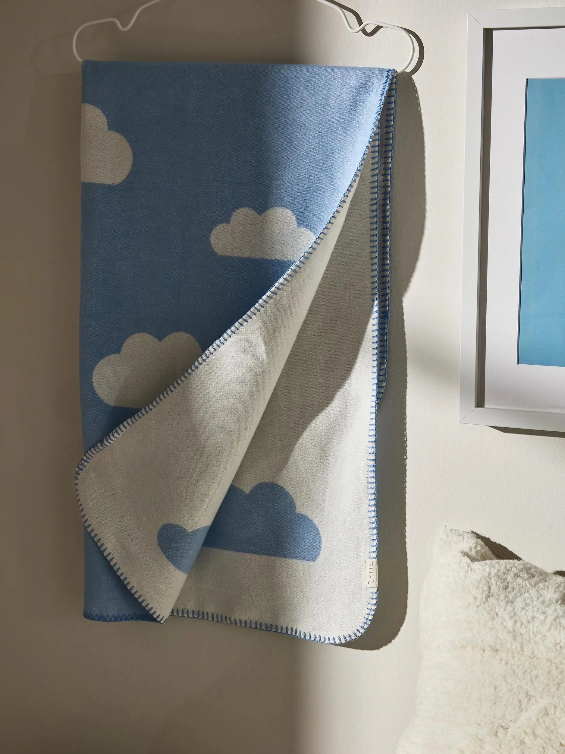 Cotton Pătură Lumi Light Blue 