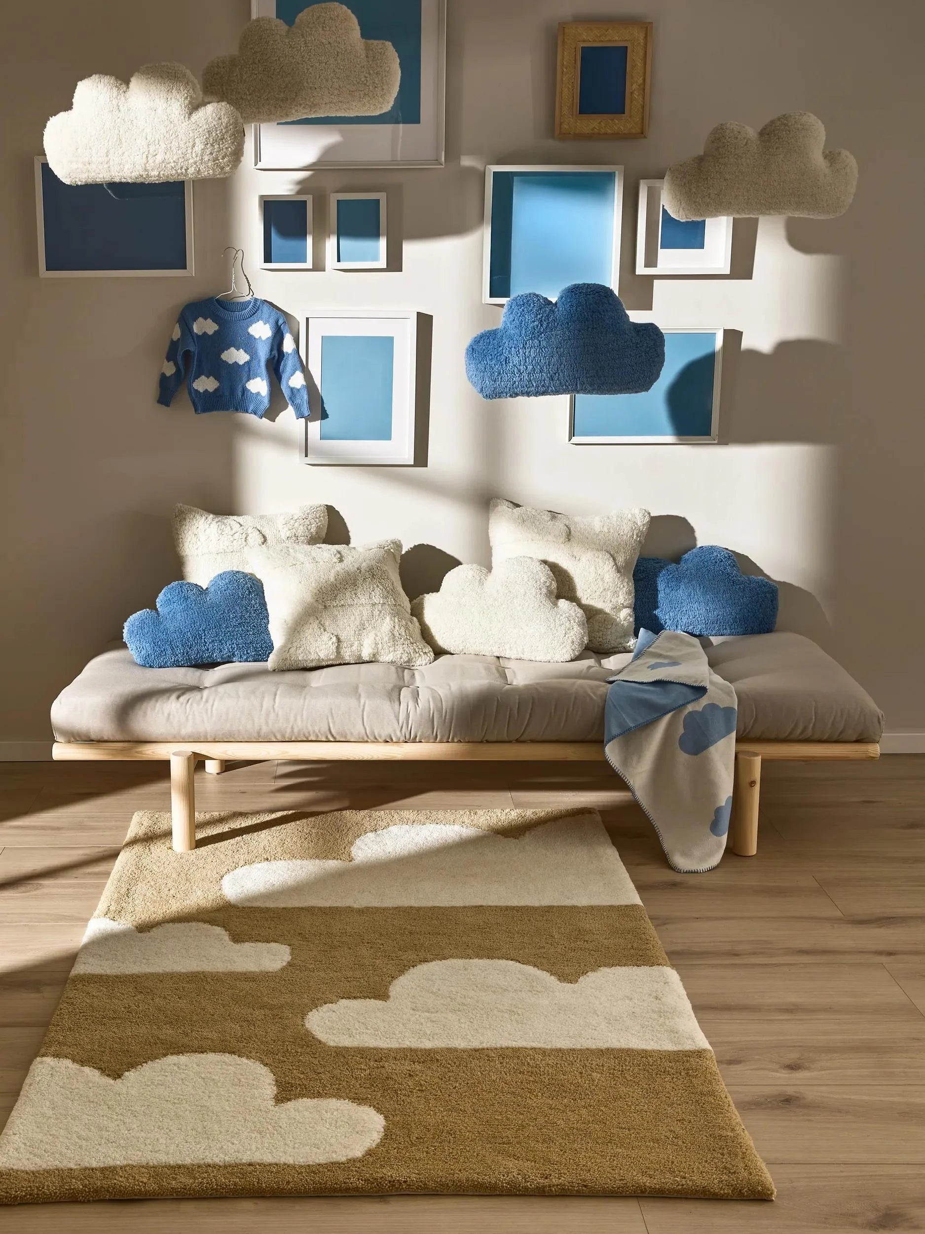 Covor pentru copii Lumi Cream/Beige