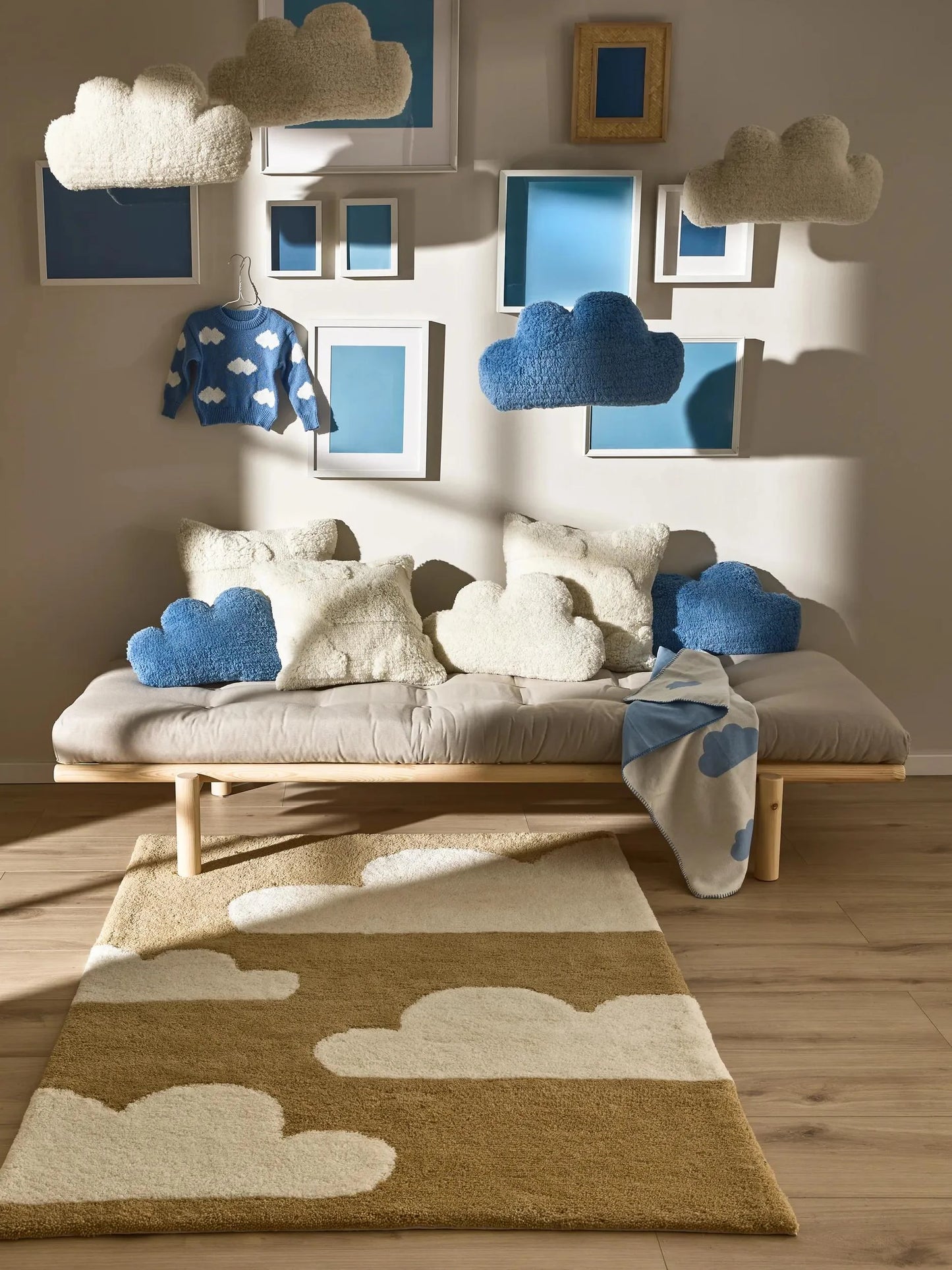 Covor pentru copii Lumi Cream/Beige
