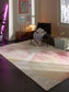 Covor lavabil Luna Beige/Pink