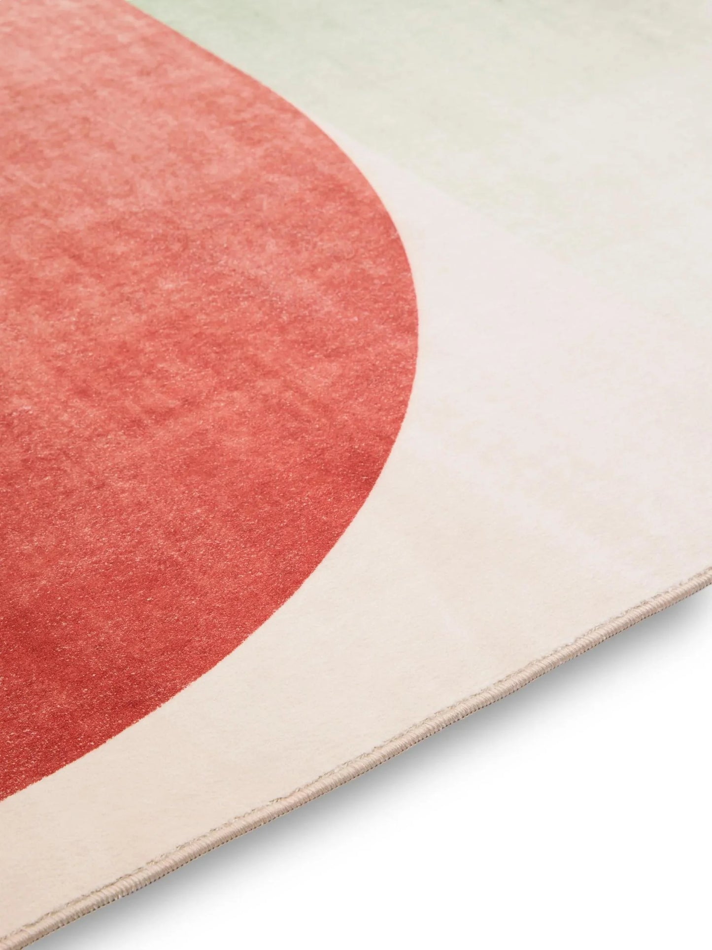 Covor lavabil Luna Beige/Red